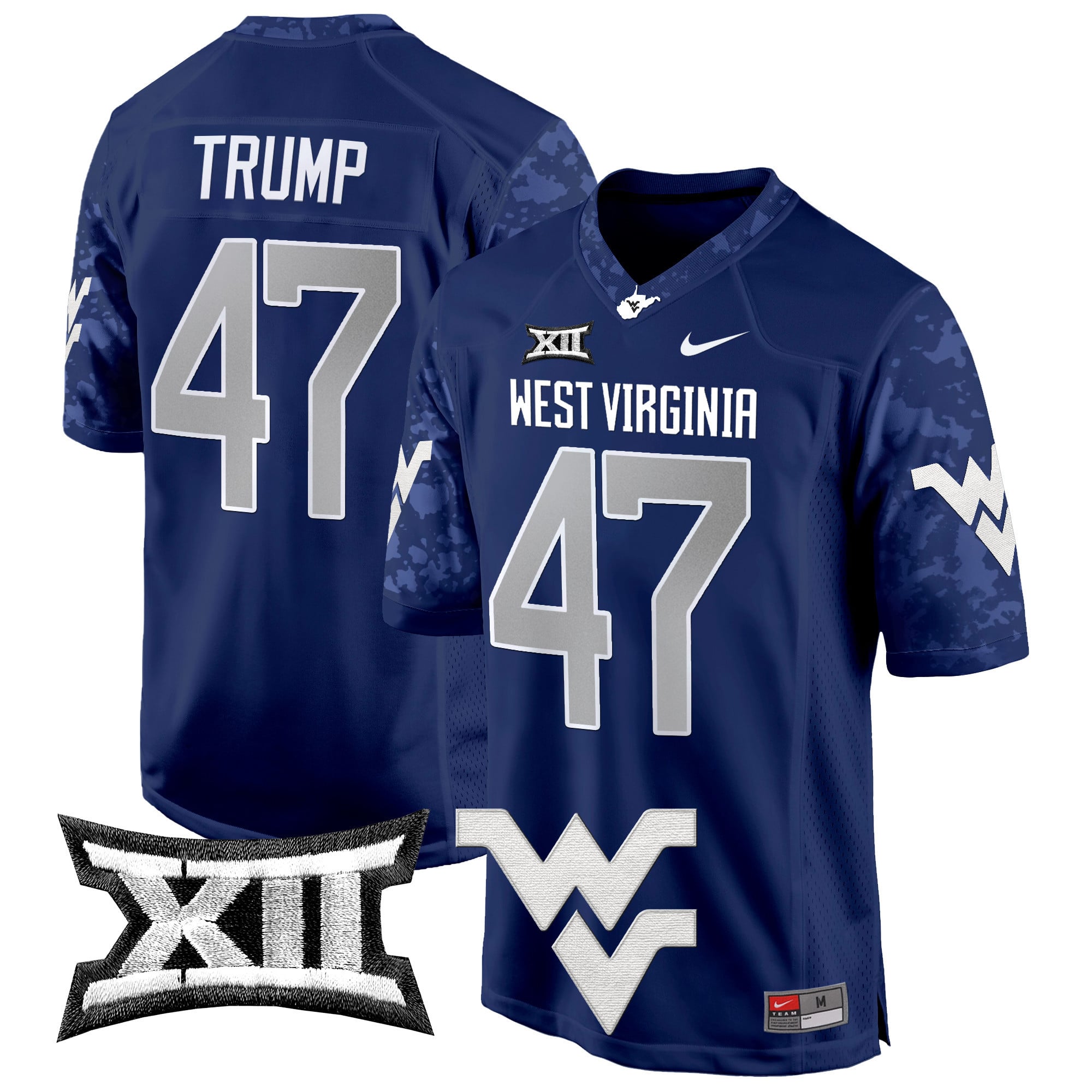 Men's West Virginia Mountaineers 2024 Game Jersey - All Stitched
