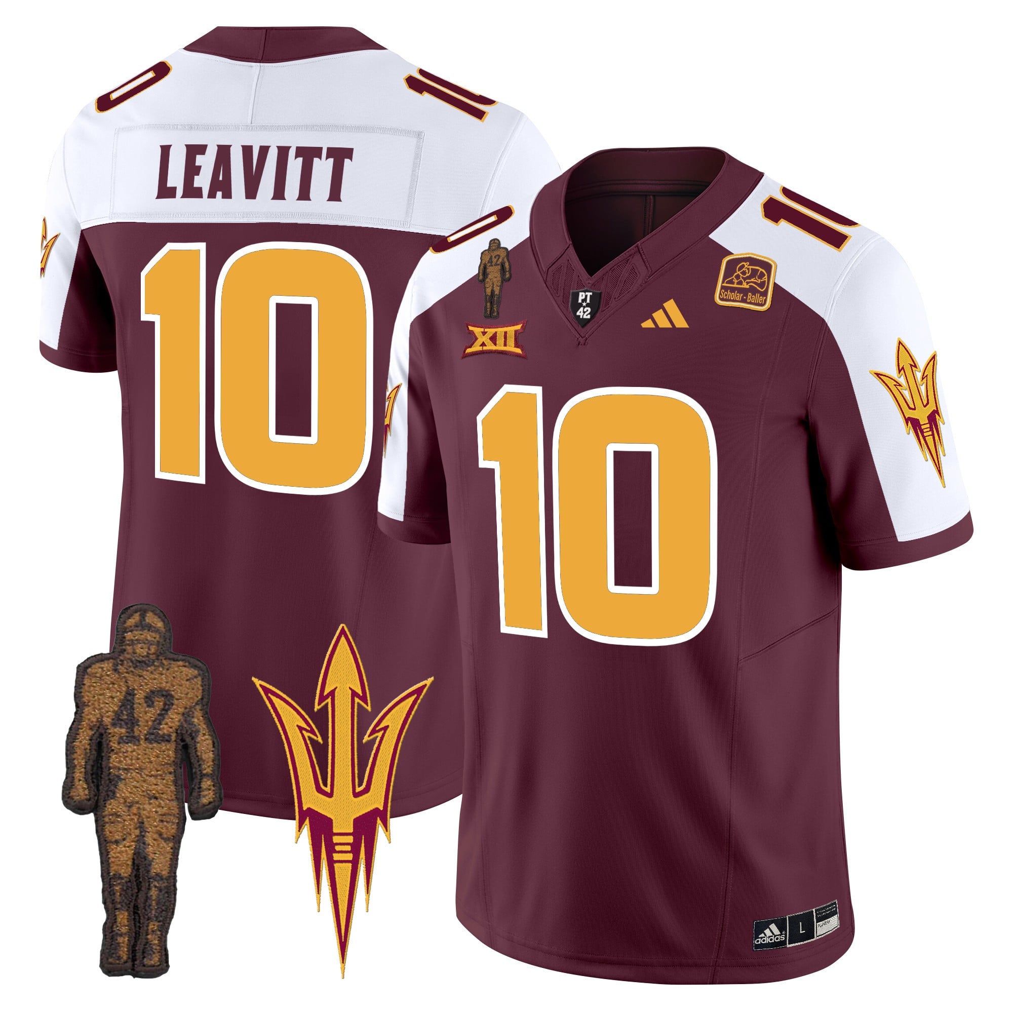 Men's Arizona State Sun Devils 2024 Pat Tillman Honoring Patch Vapor Limited Jersey - All Stitched