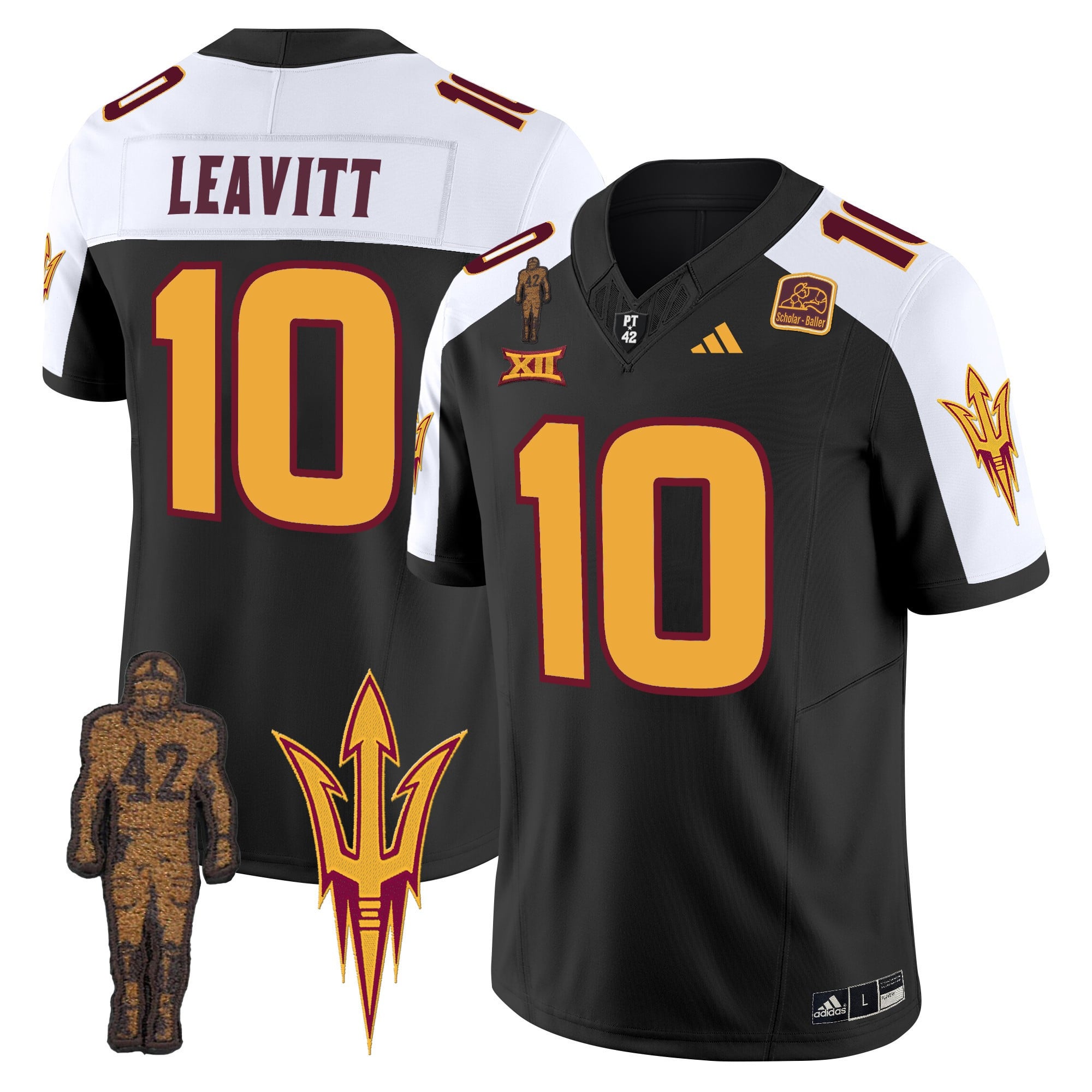 Men's Arizona State Sun Devils 2024 Pat Tillman Honoring Patch Vapor Limited Jersey - All Stitched