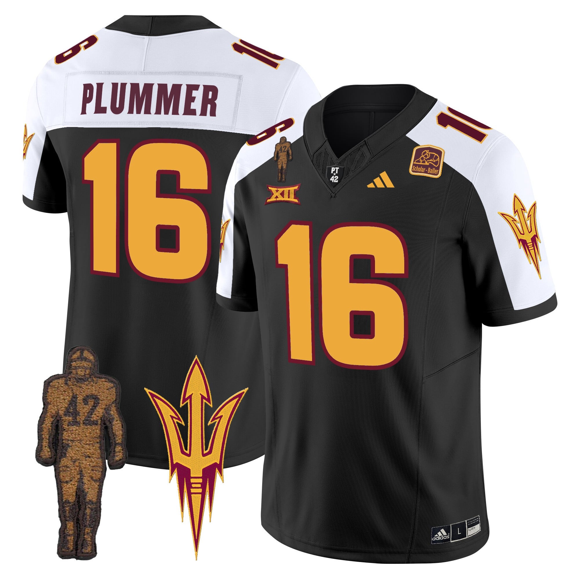 Men's Arizona State Sun Devils 2024 Pat Tillman Honoring Patch Vapor Limited Jersey - All Stitched