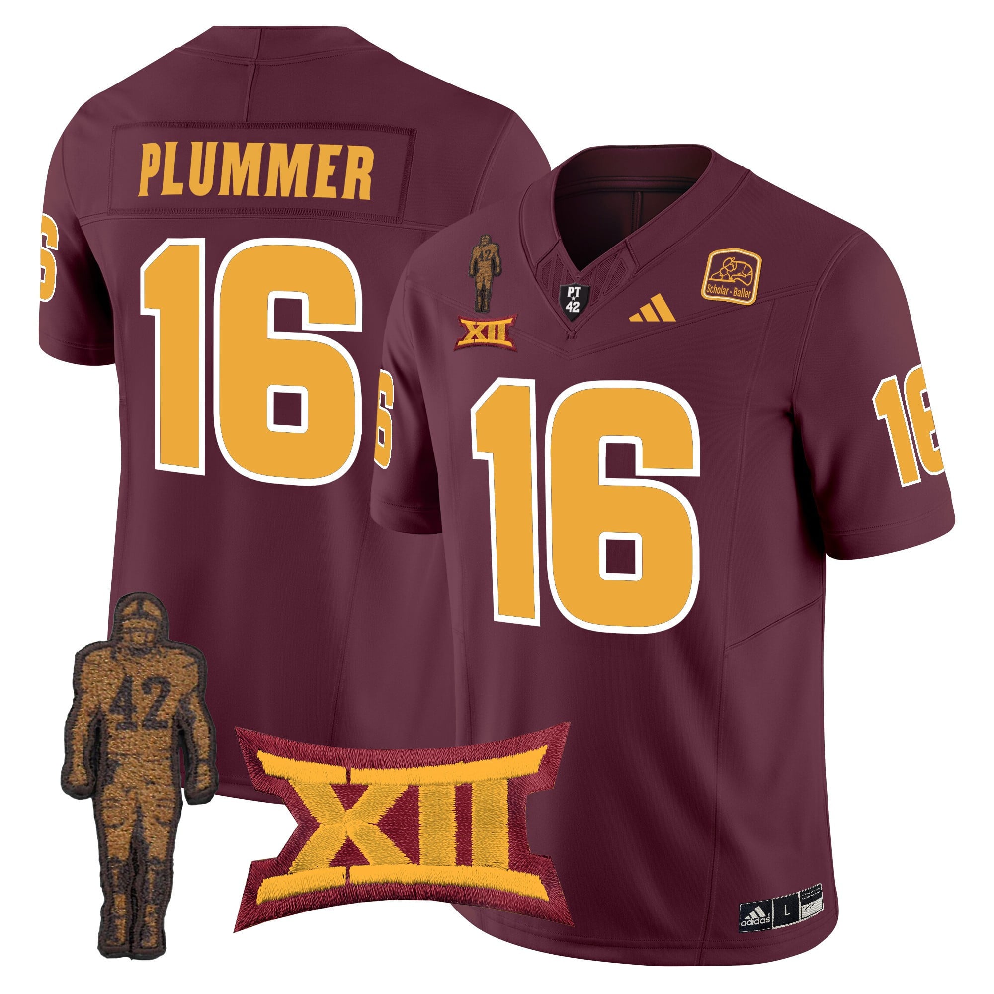 Men's Arizona State Sun Devils 2024 Pat Tillman Honoring Patch Vapor Limited Jersey - All Stitched