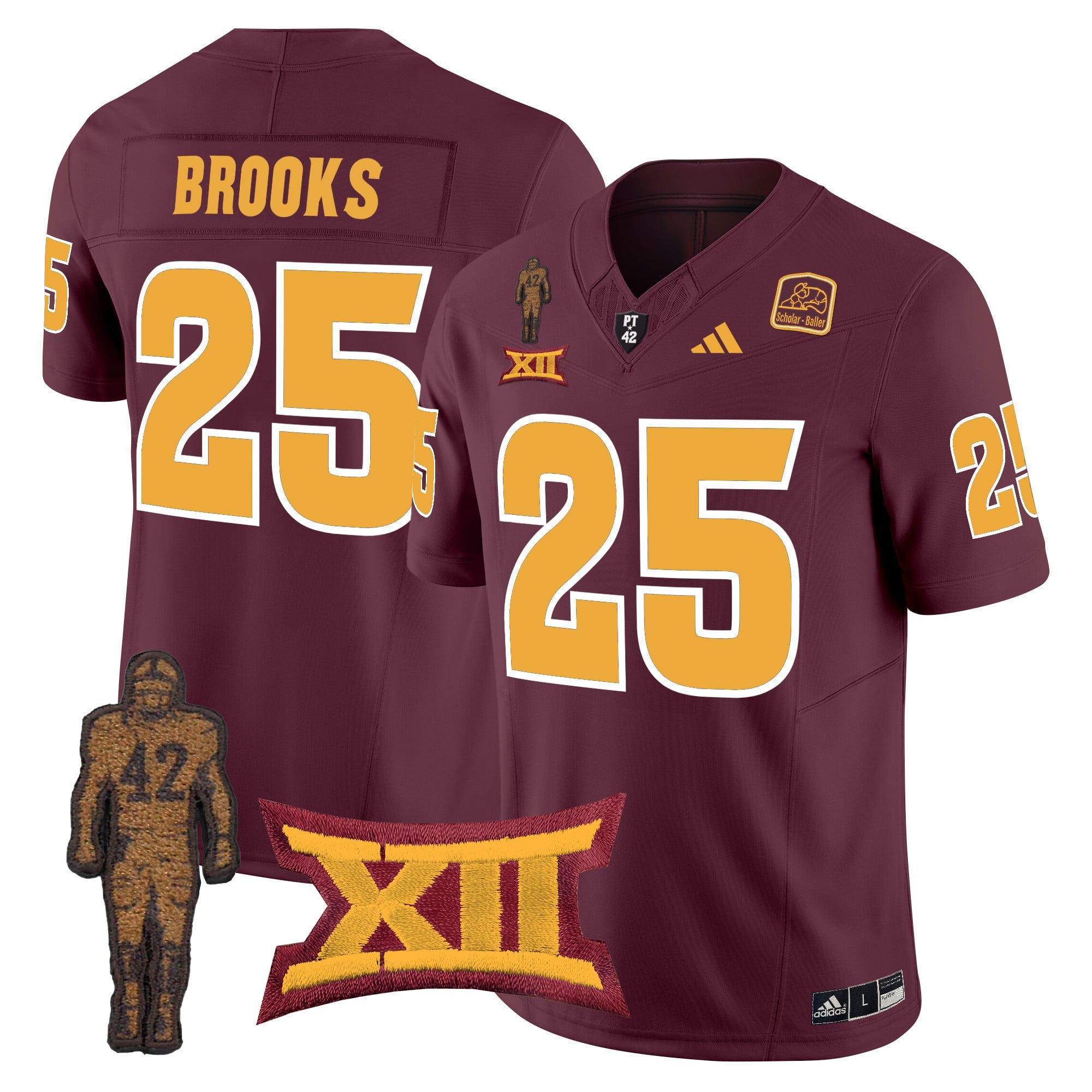 Men's Arizona State Sun Devils 2024 Pat Tillman Honoring Patch Vapor Limited Jersey - All Stitched