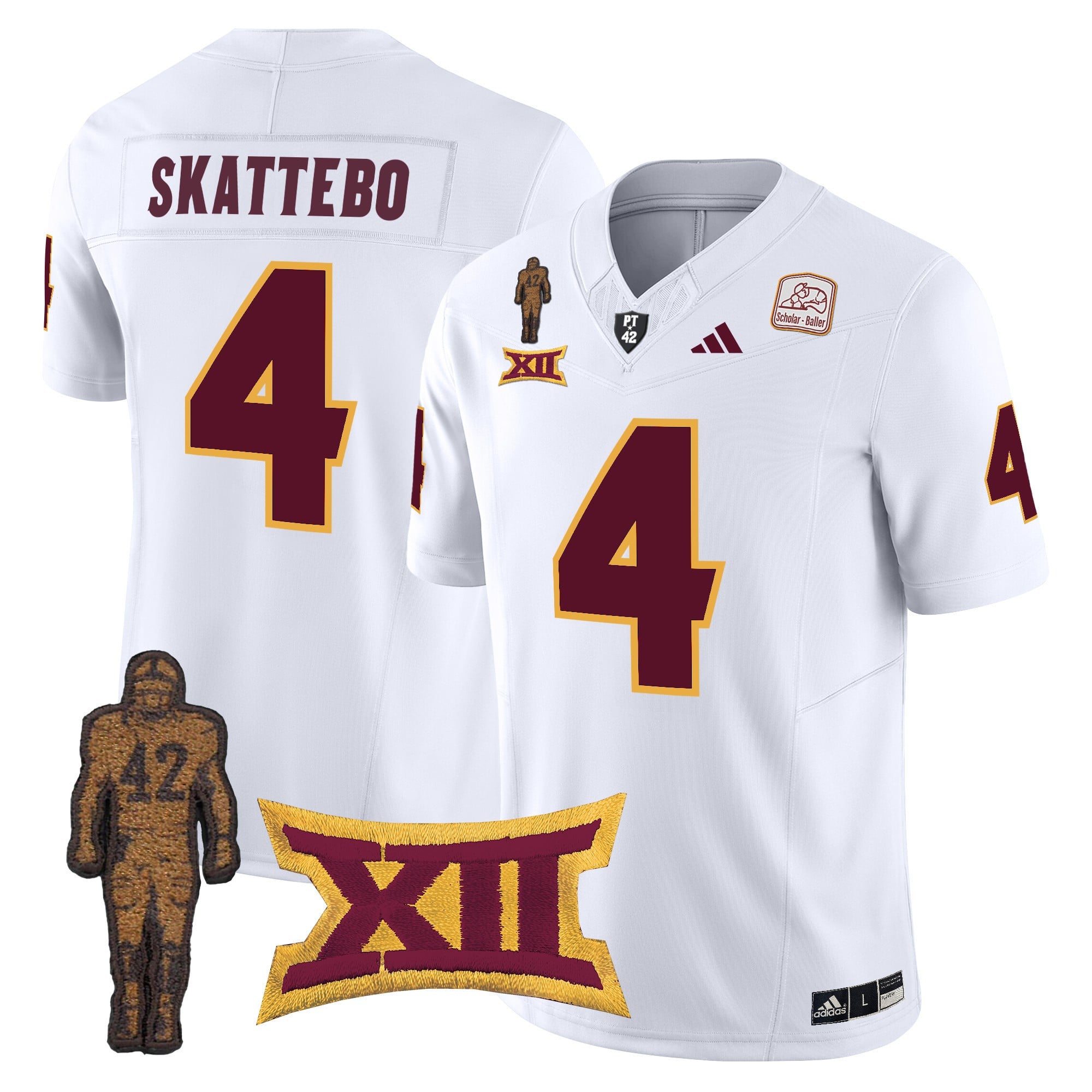 Men's Arizona State Sun Devils 2024 Pat Tillman Honoring Patch Vapor Limited Jersey - All Stitched