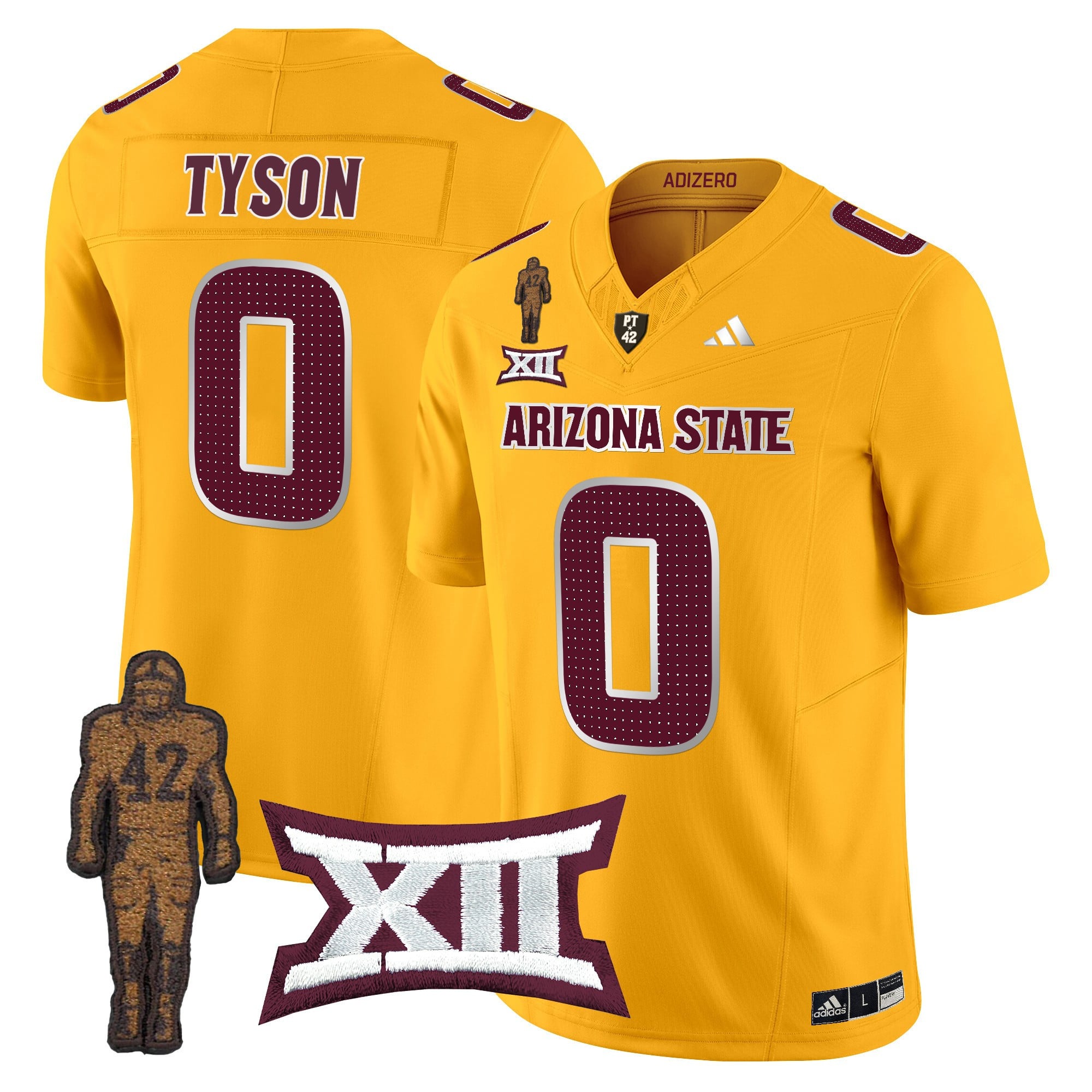 Men's Arizona State Sun Devils 2024 Pat Tillman Honoring Patch Vapor Limited Jersey V2 - All Stitched