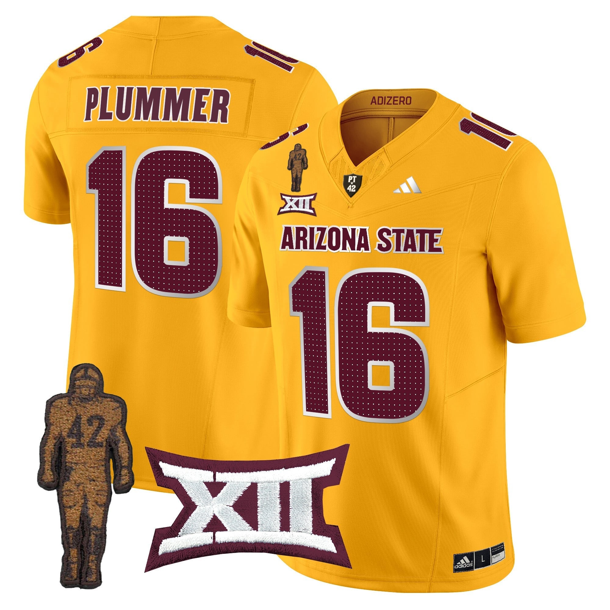 Men's Arizona State Sun Devils 2024 Pat Tillman Honoring Patch Vapor Limited Jersey V2 - All Stitched