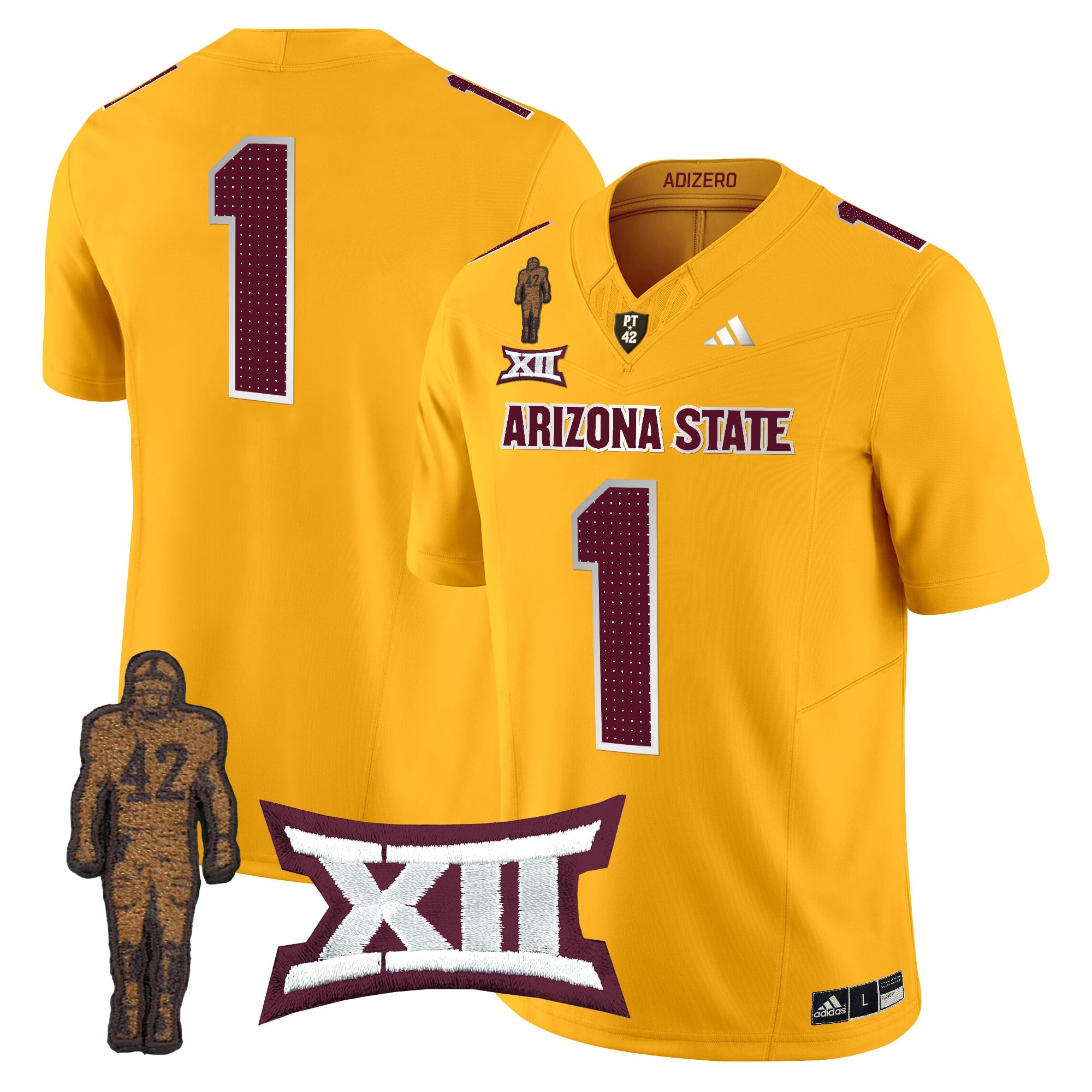 Men's Arizona State Sun Devils 2024 Pat Tillman Honoring Patch Vapor Limited Jersey V2 - All Stitched