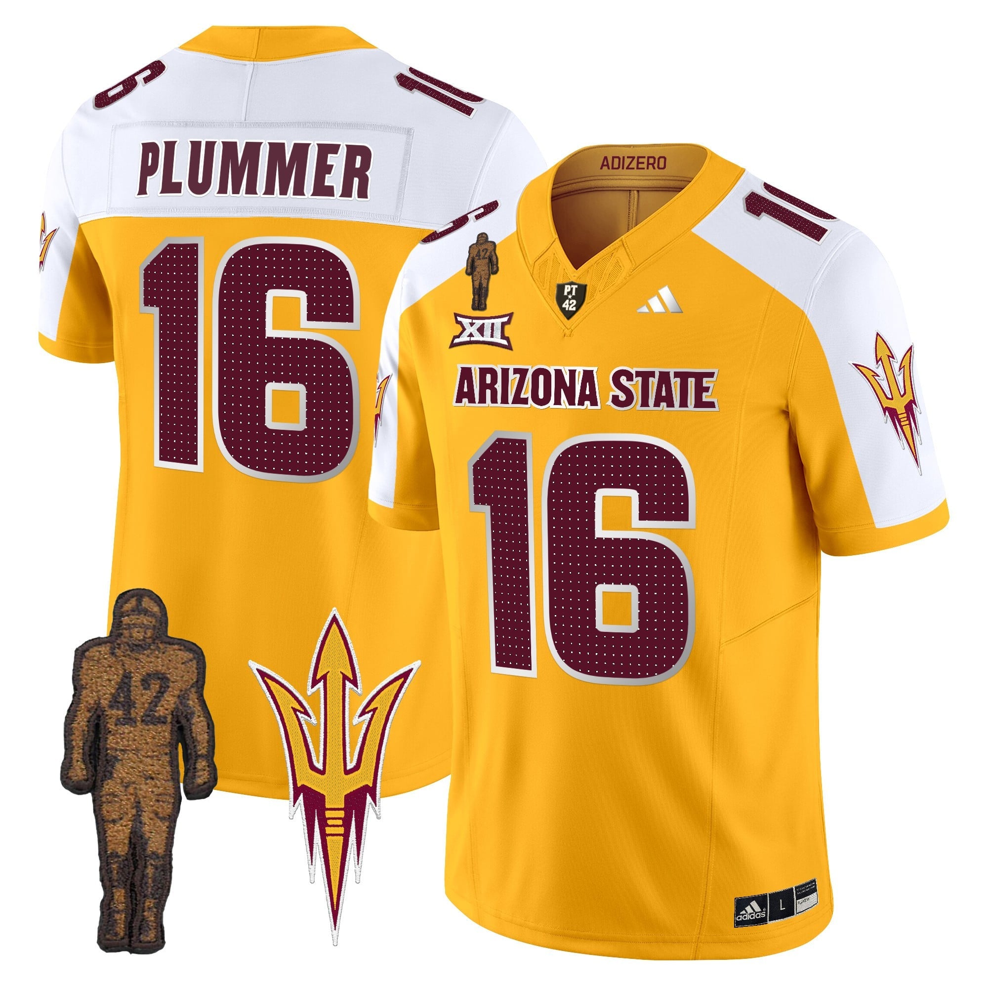 Men's Arizona State Sun Devils 2024 Pat Tillman Honoring Patch Vapor Limited Jersey V2 - All Stitched