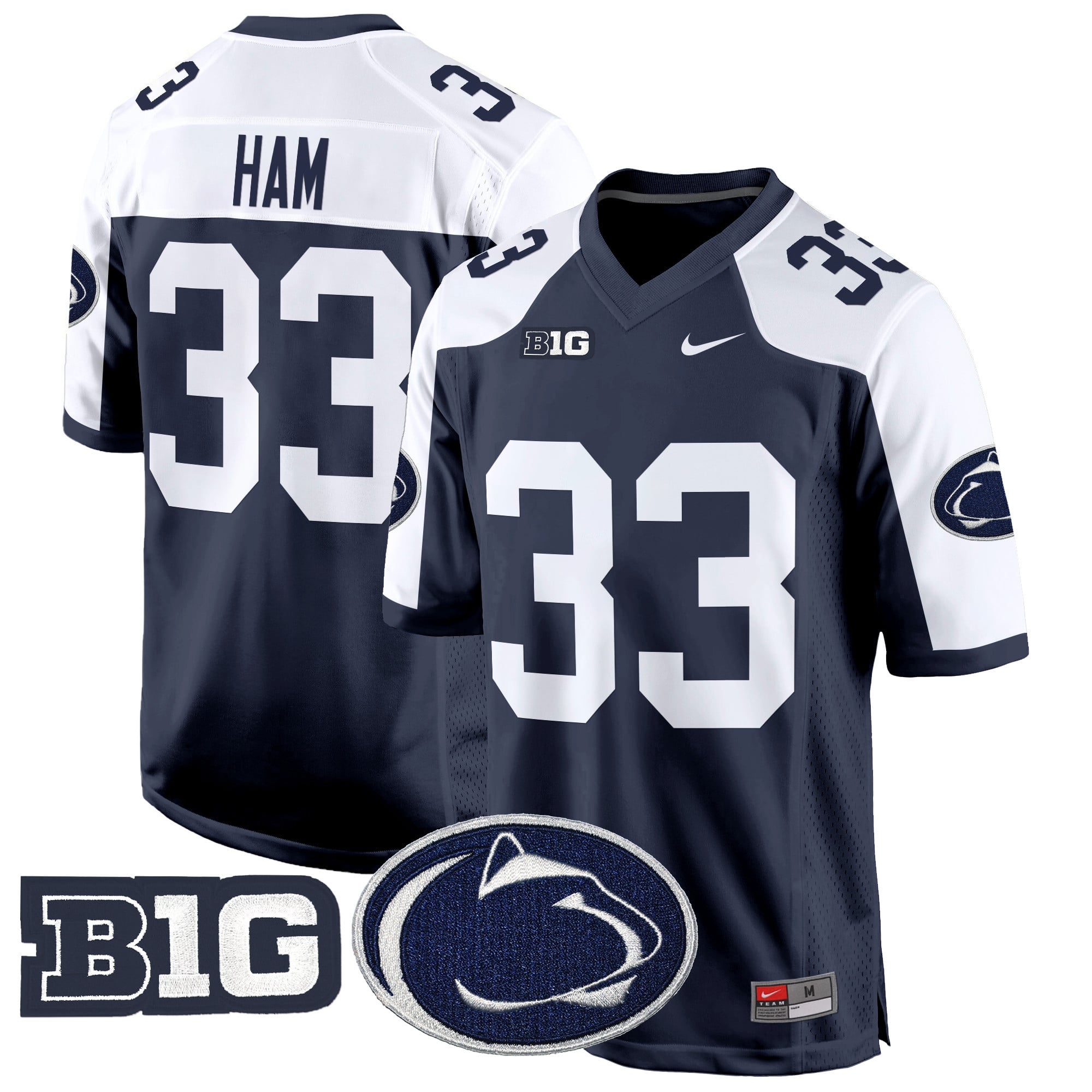Men's Penn State Nittany Lions 2024 Game Jersey - All Stitched