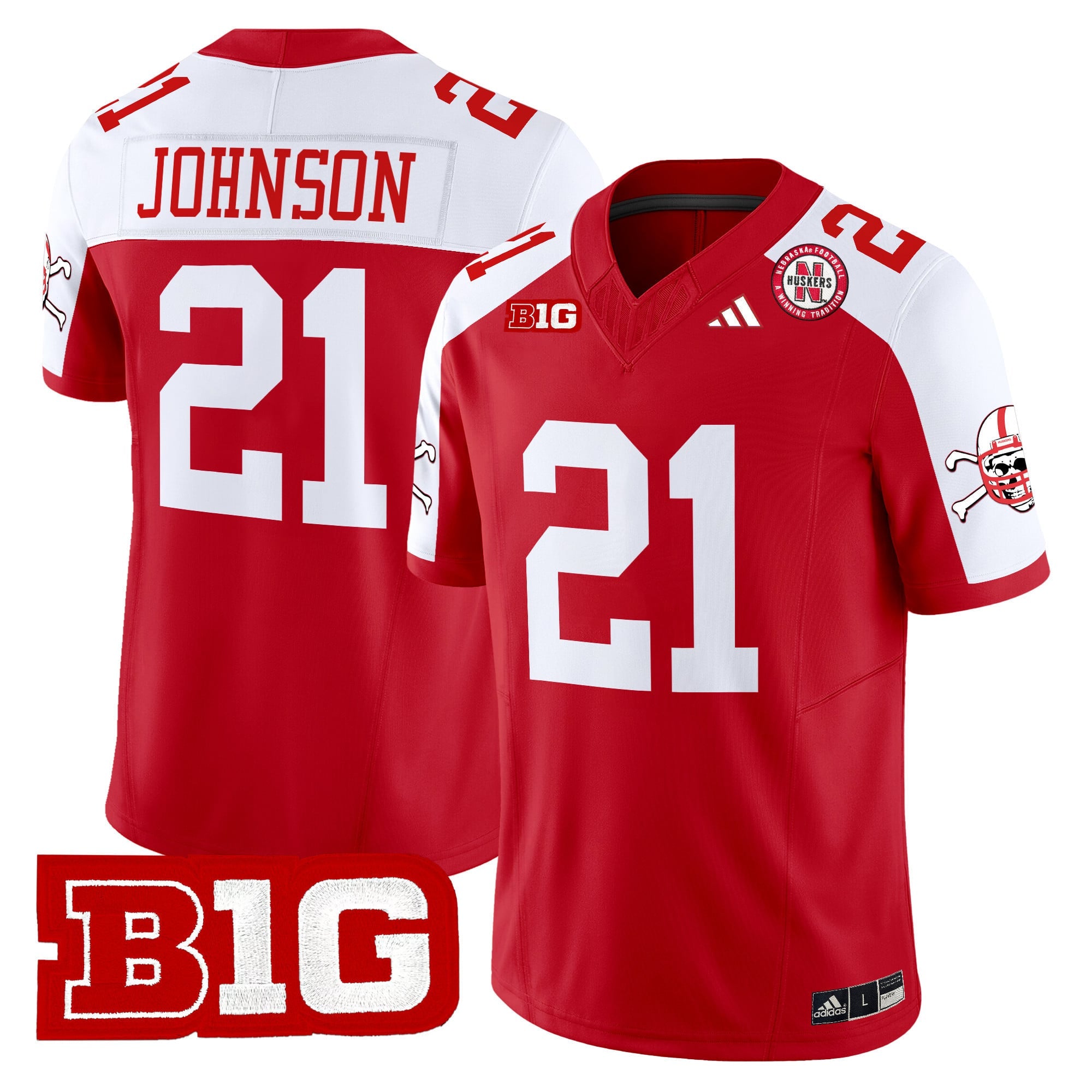 Men's Nebraska Cornhuskers 2025 Vapor Limited Jersey V2 - All Stitched