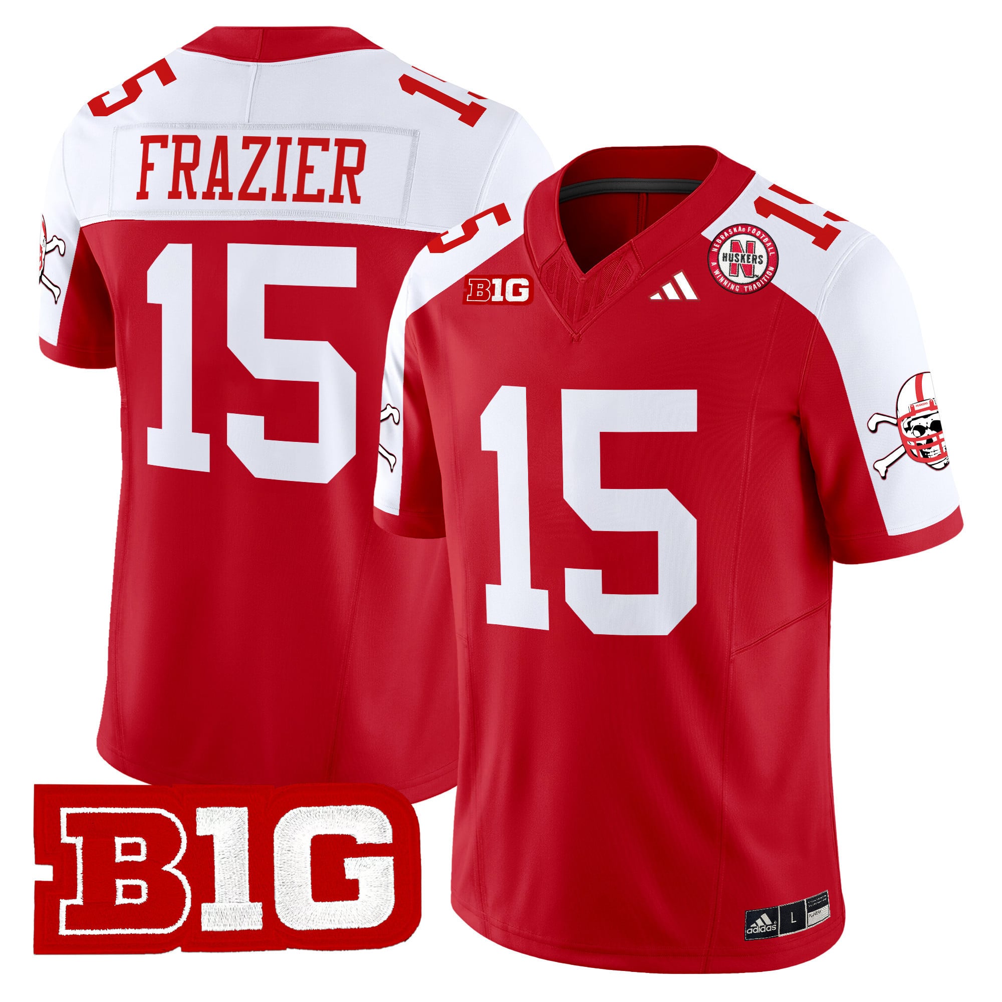 Men's Nebraska Cornhuskers 2025 Vapor Limited Jersey V2 - All Stitched