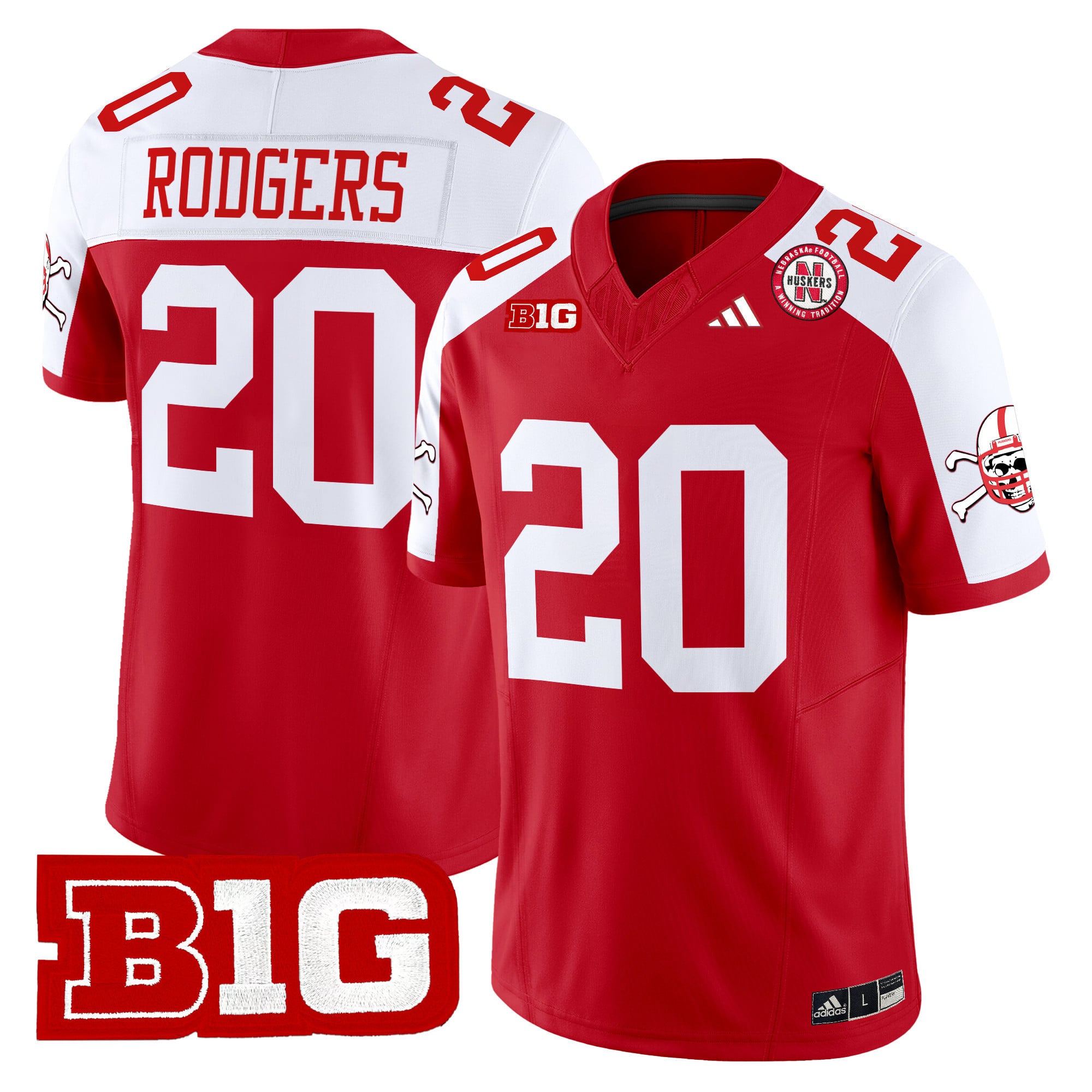 Men's Nebraska Cornhuskers 2025 Vapor Limited Jersey V2 - All Stitched