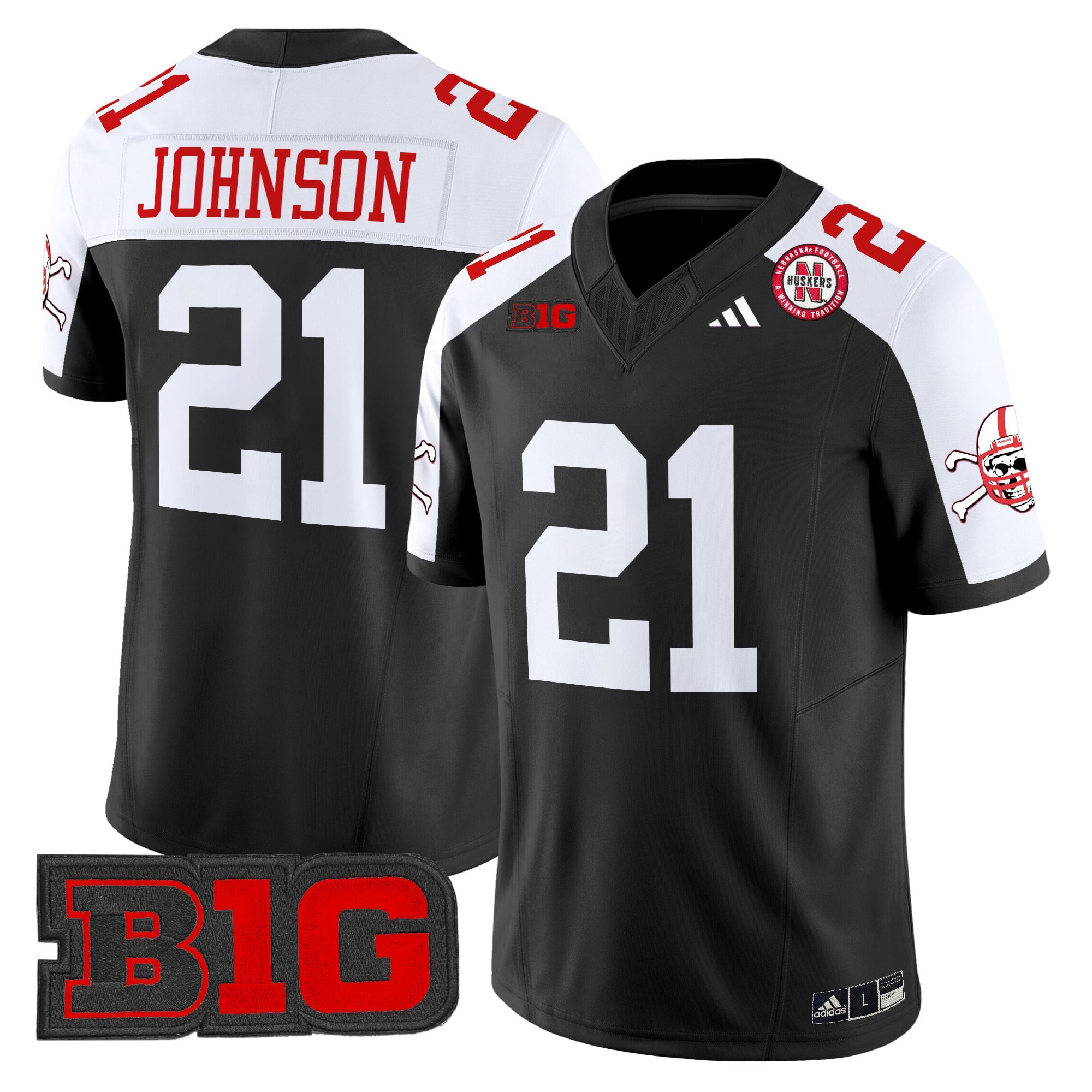 Men's Nebraska Cornhuskers 2024 Vapor Limited Jersey V2 - All Stitched