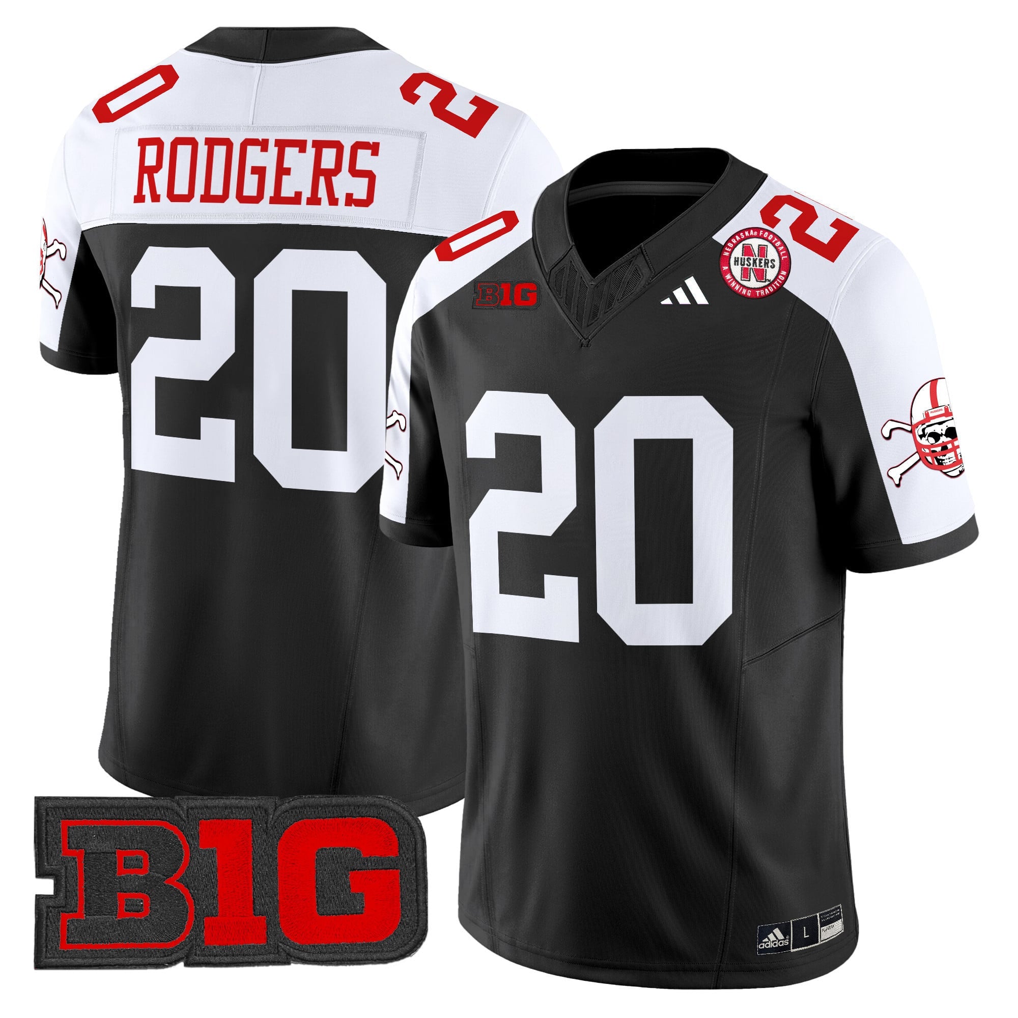 Men's Nebraska Cornhuskers 2024 Vapor Limited Jersey V2 - All Stitched