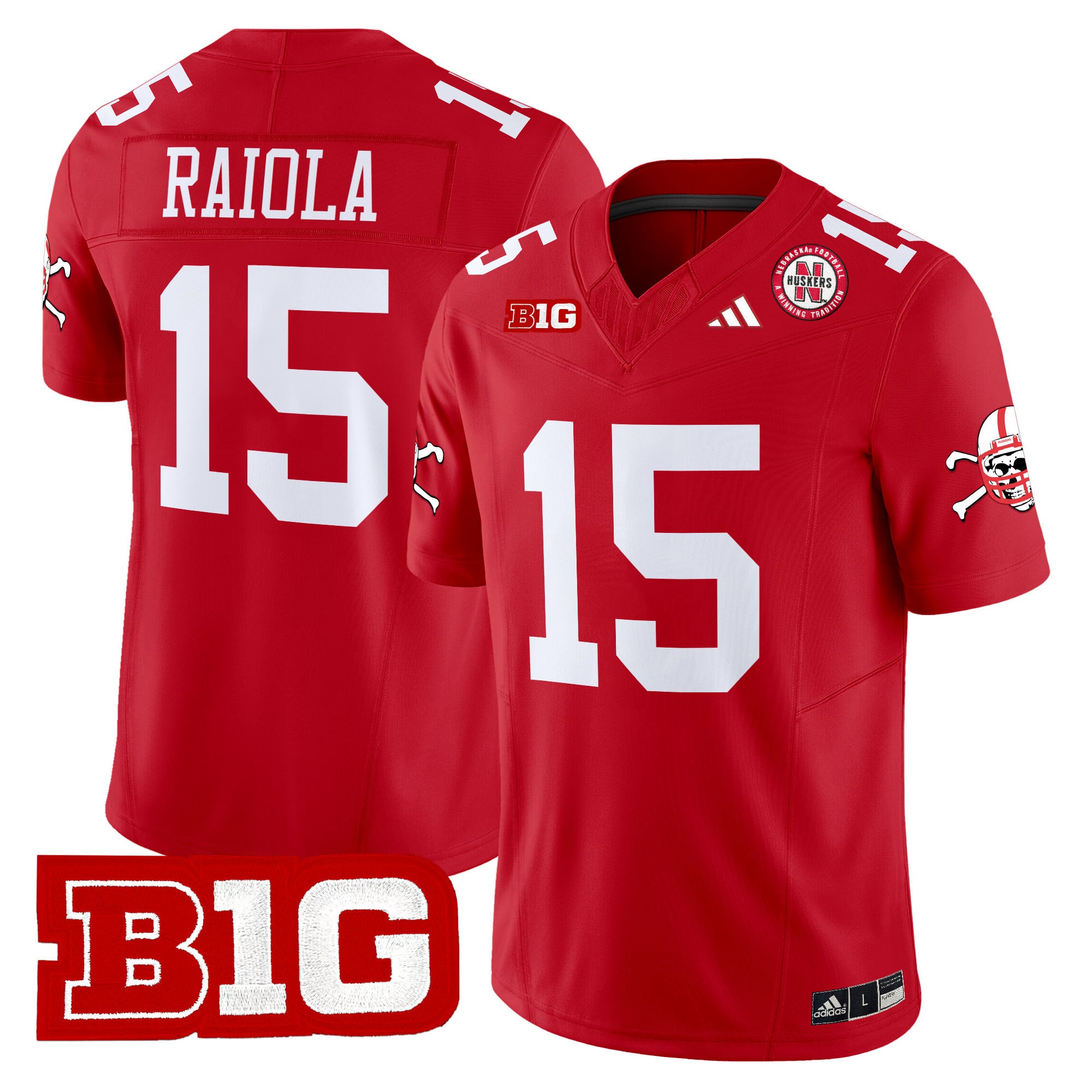 Men's Nebraska Cornhuskers 2024 Vapor Limited Jersey V2 - All Stitched