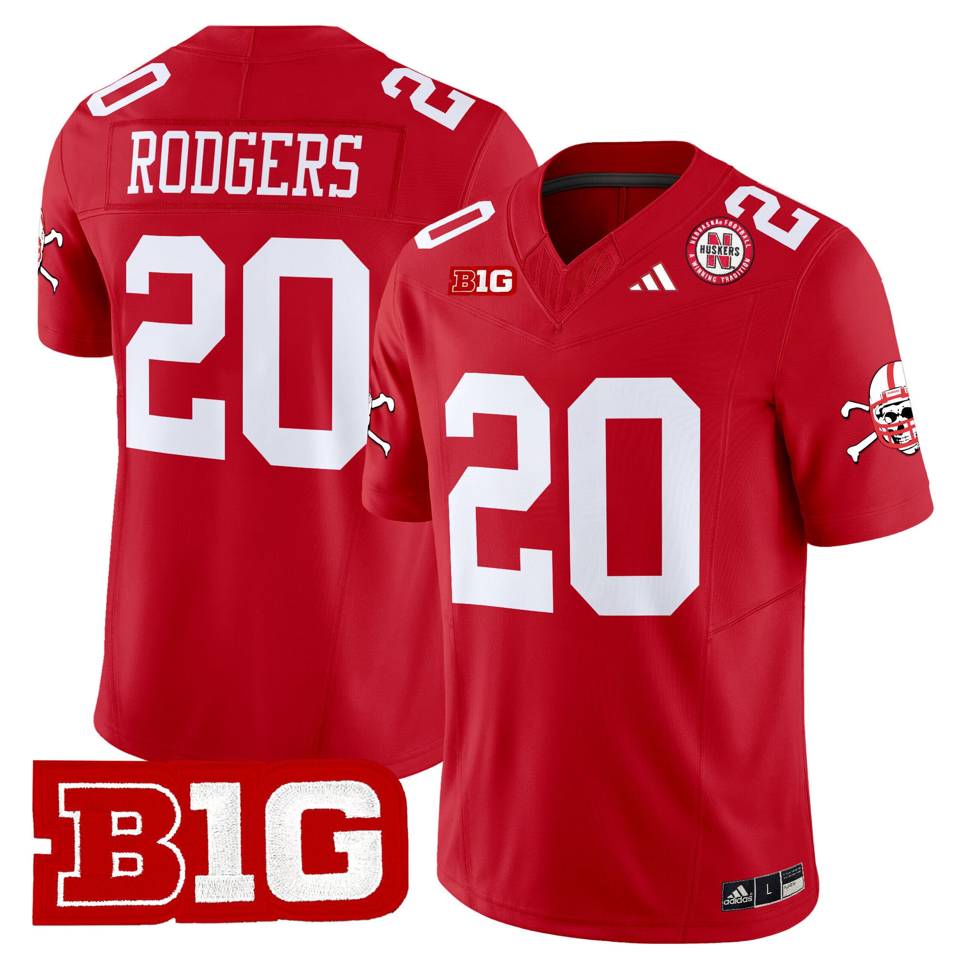 Men's Nebraska Cornhuskers 2024 Vapor Limited Jersey V2 - All Stitched