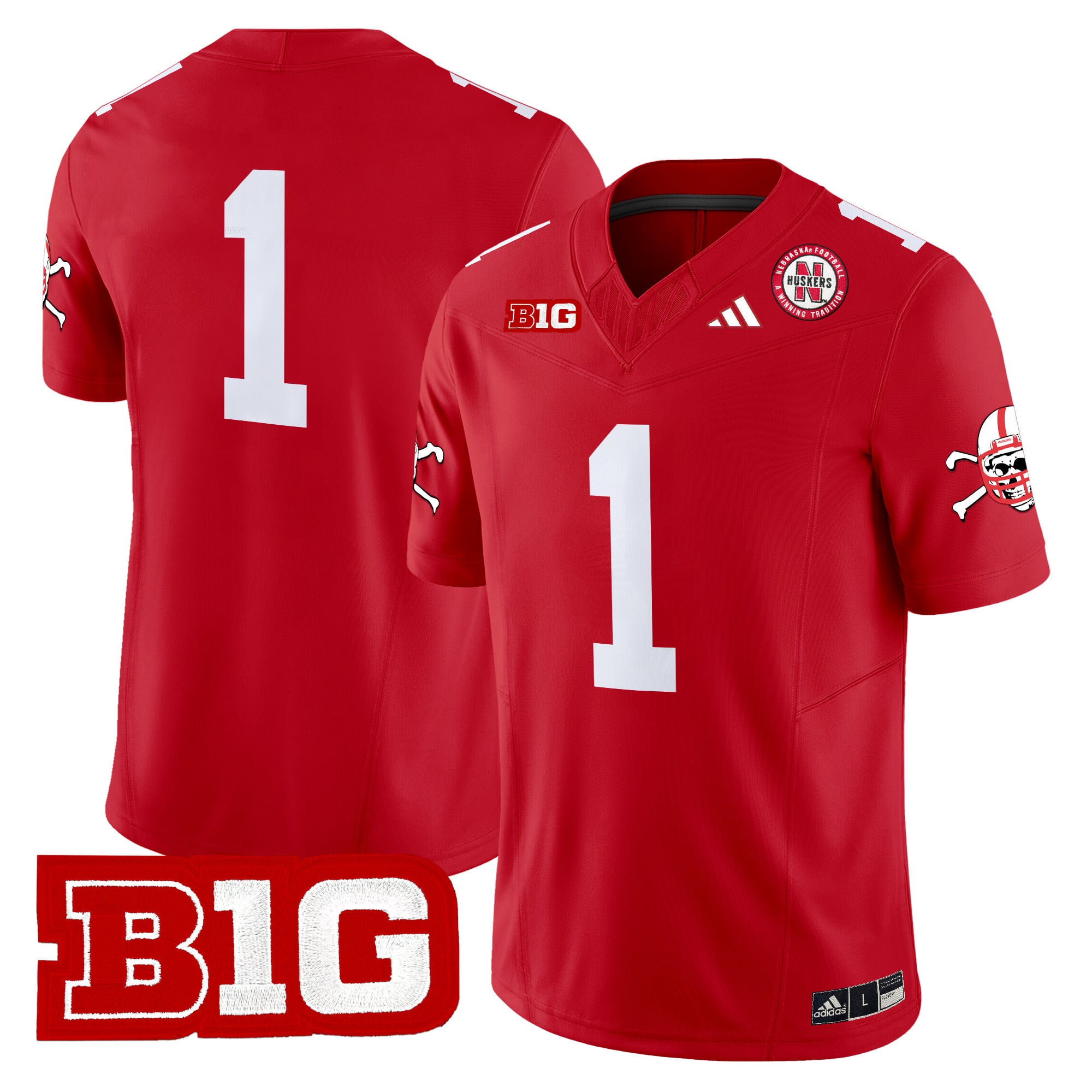 Men's Nebraska Cornhuskers 2025 Vapor Limited Jersey V2 - All Stitched