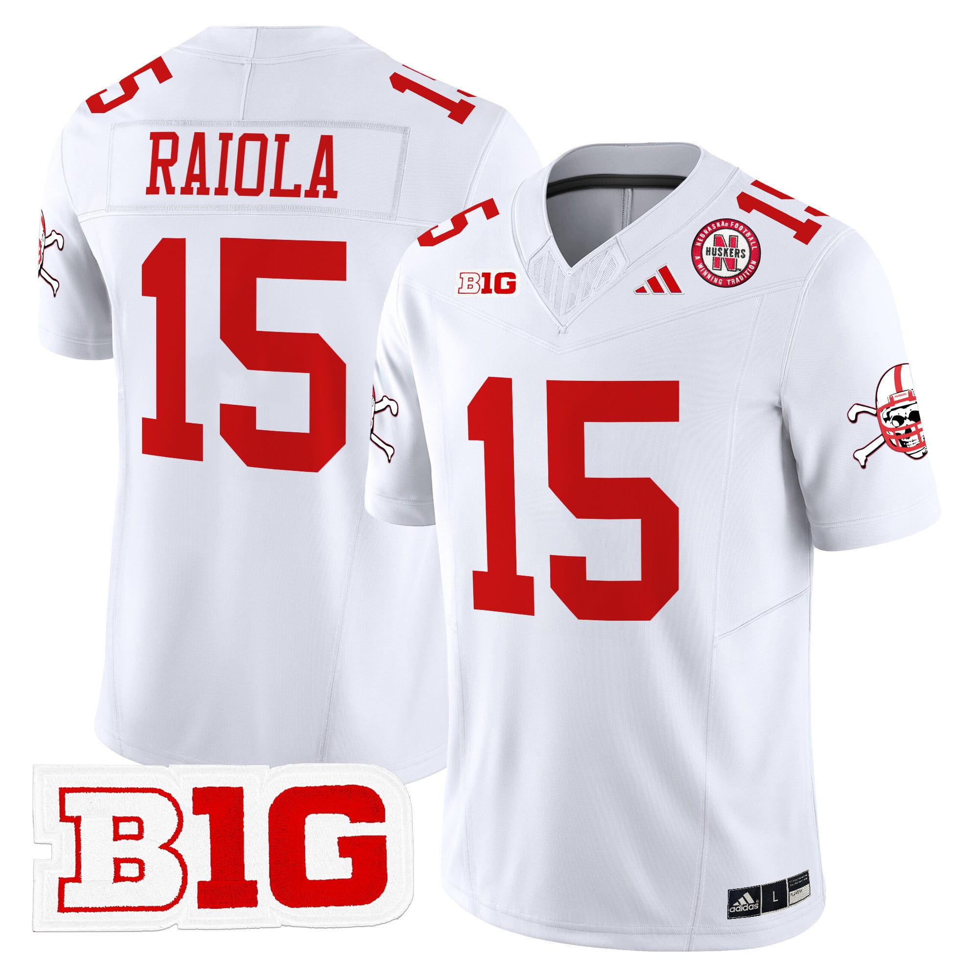 Men's Nebraska Cornhuskers 2024 Vapor Limited Jersey V2 - All Stitched