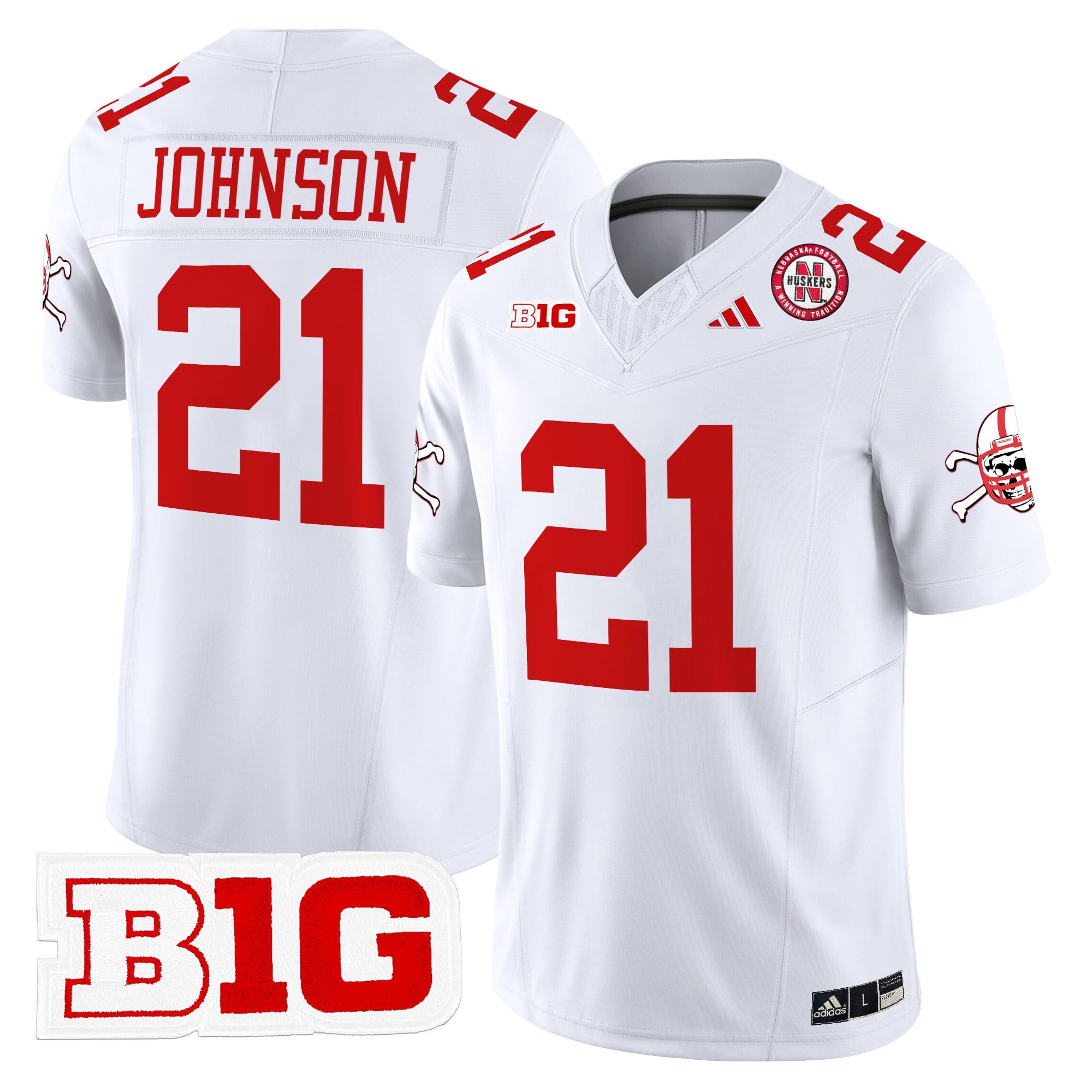 Men's Nebraska Cornhuskers 2024 Vapor Limited Jersey V2 - All Stitched