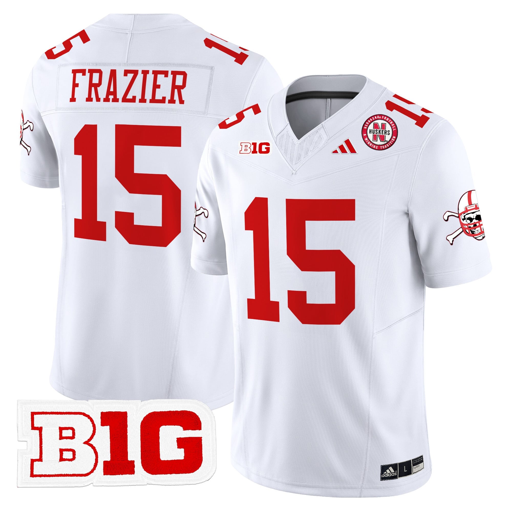 Men's Nebraska Cornhuskers 2024 Vapor Limited Jersey V2 - All Stitched