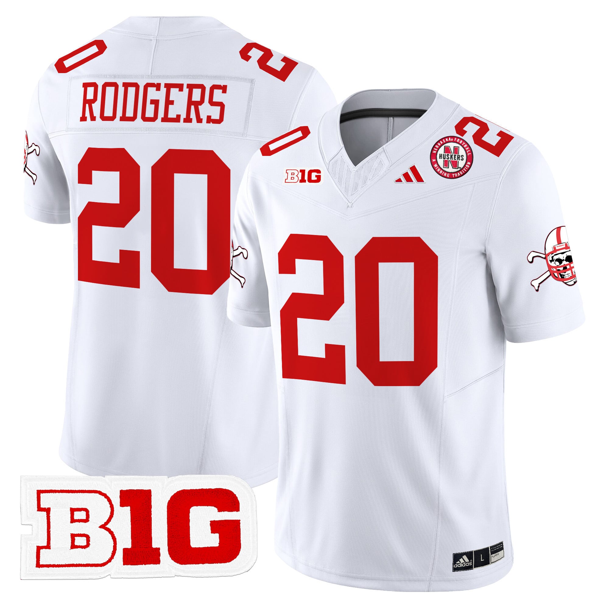 Men's Nebraska Cornhuskers 2024 Vapor Limited Jersey V2 - All Stitched