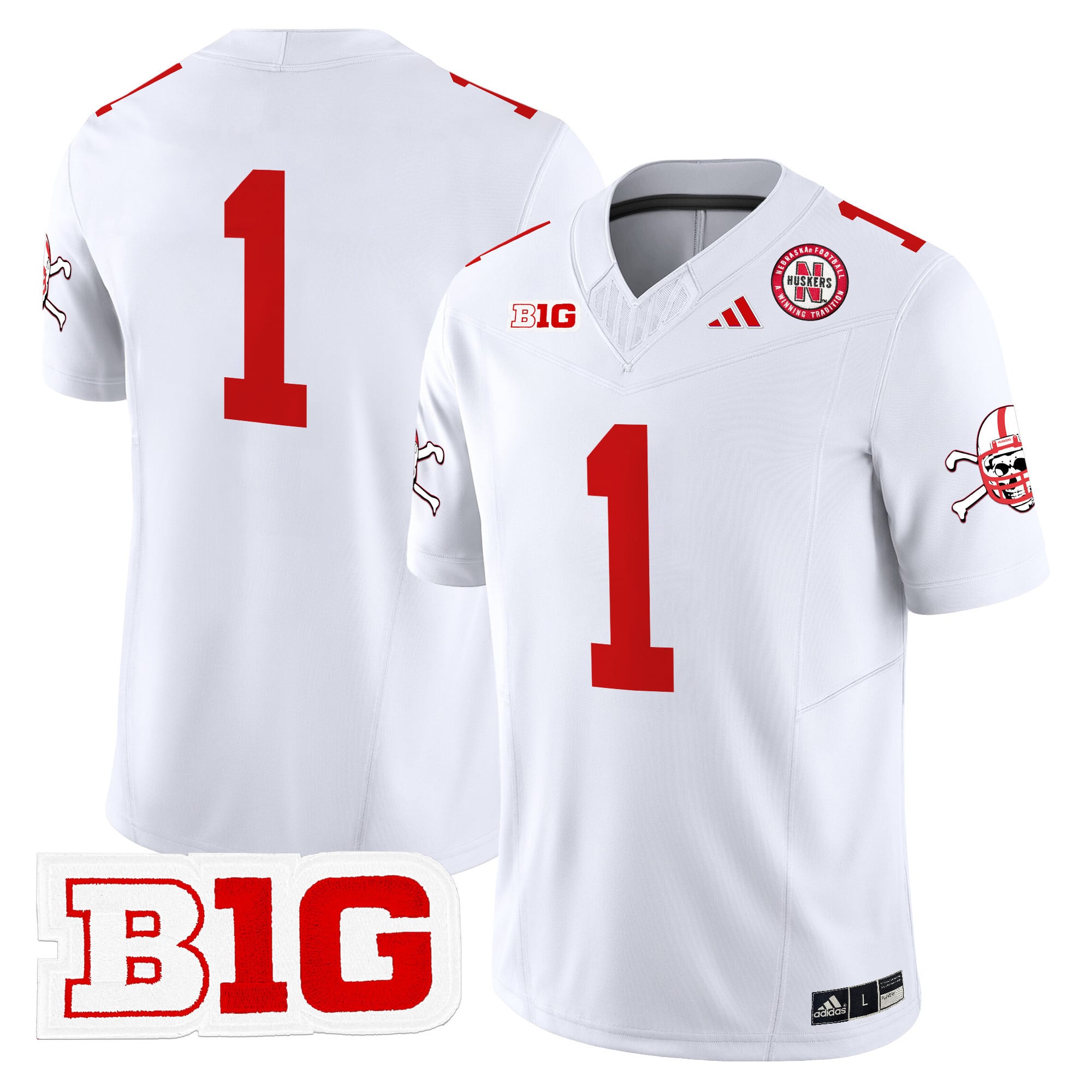 Men's Nebraska Cornhuskers 2025 Vapor Limited Jersey V2 - All Stitched