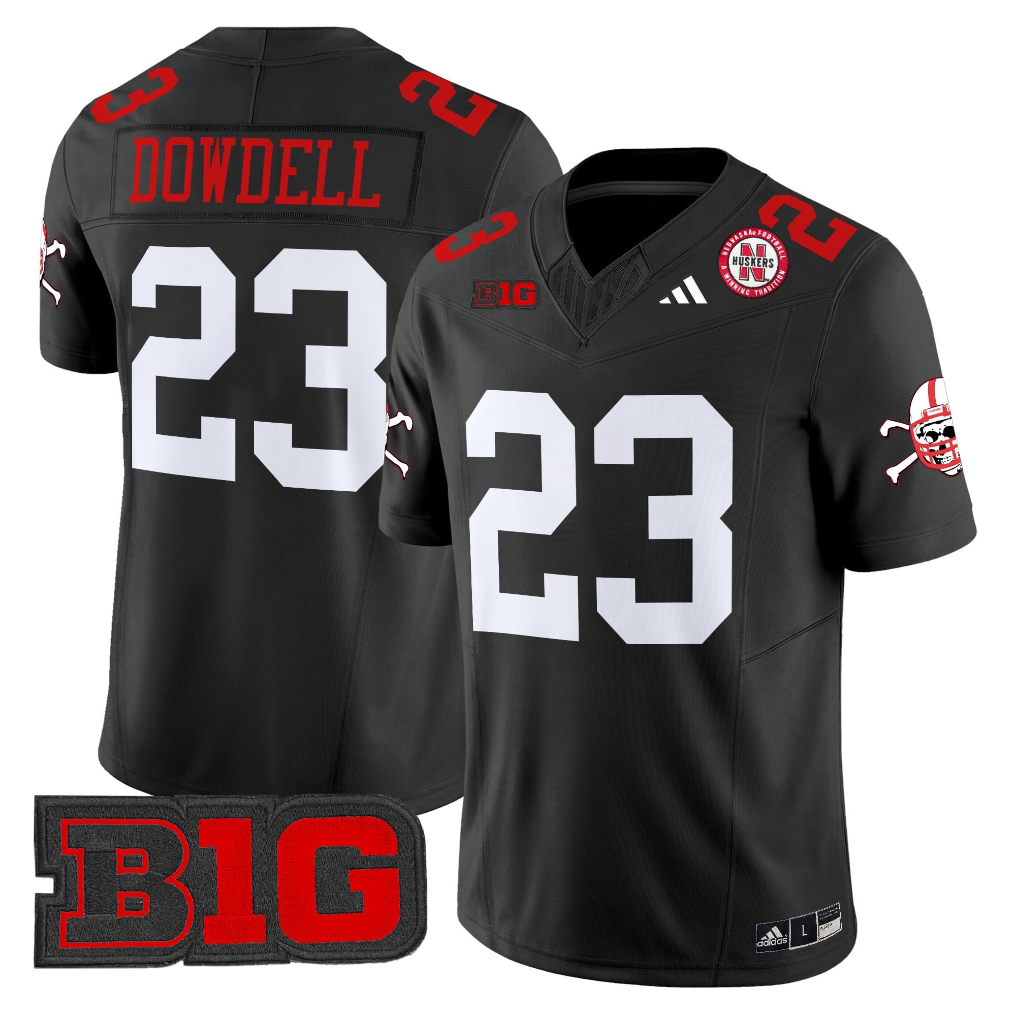 Men's Nebraska Cornhuskers 2025 Vapor Limited Jersey V2 - All Stitched