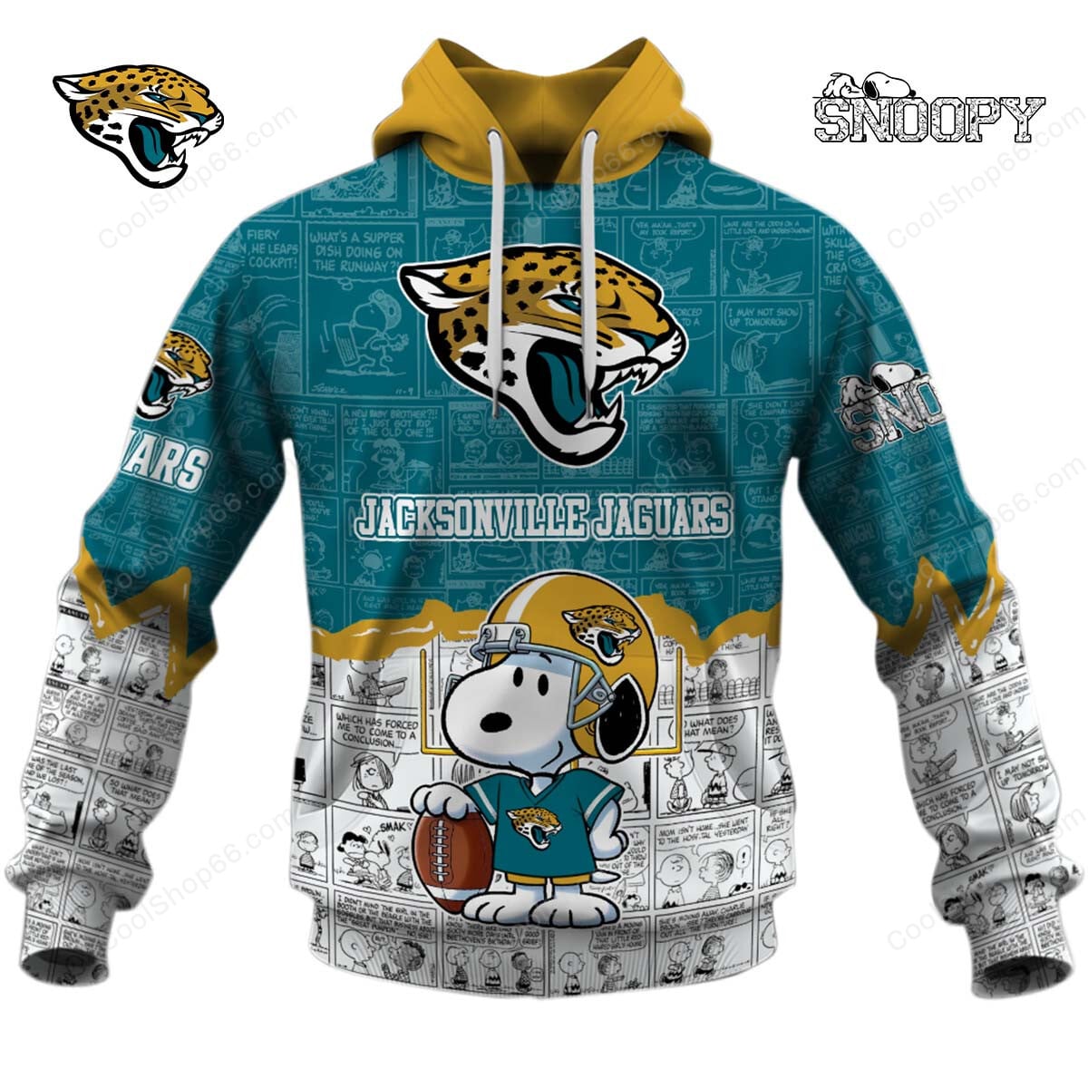 Jacksonville Jaguars Snoopy Design