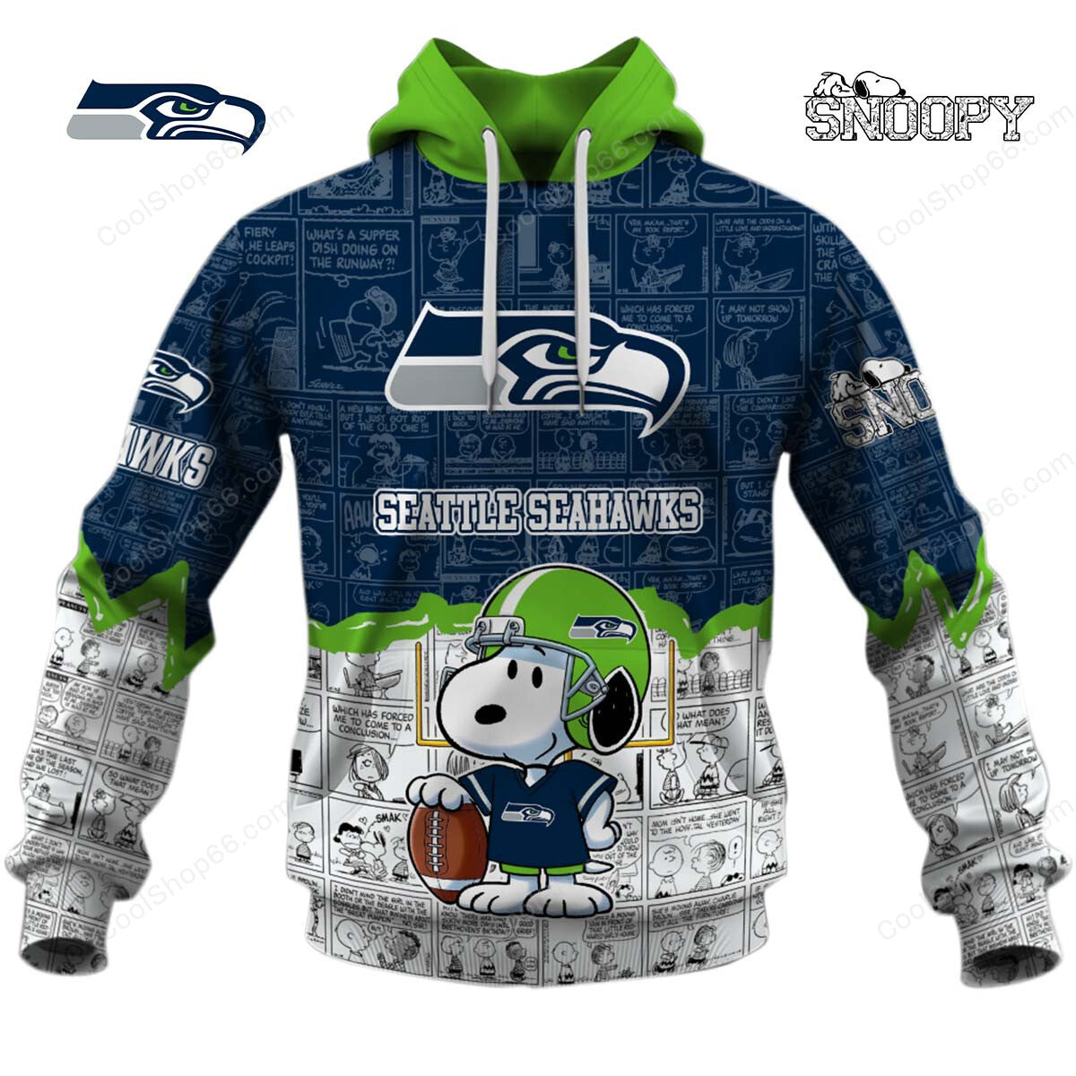 Seattle Seahawks Snoopy Design