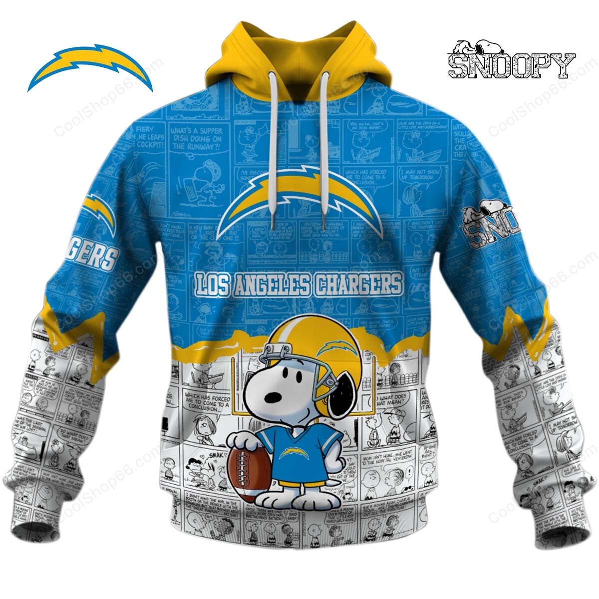 Los Angeles Chargers Snoopy Design