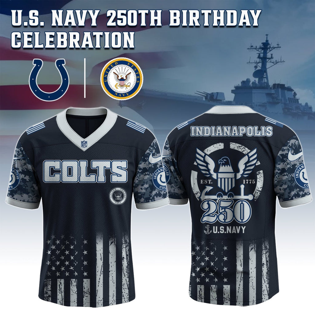 Indianapolis Colts NFL x U.S. NAVY 250TH Birthday Special Edition Jersey