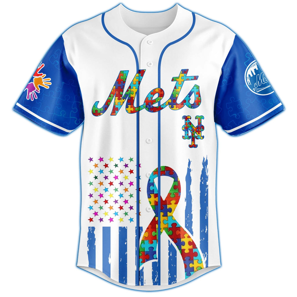 New York Mets × Special Autism Awareness Month Limited Edition Jersey