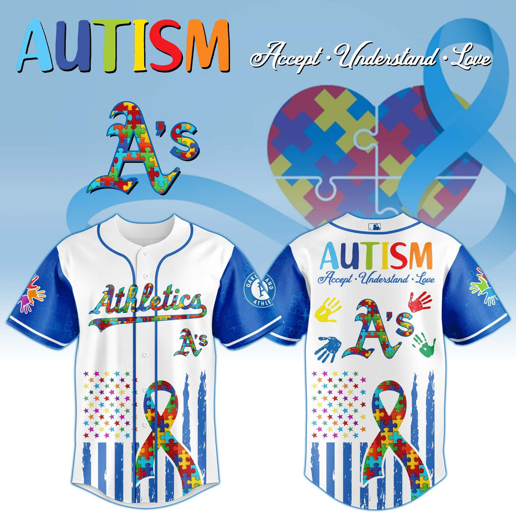 Oakland Athletics × Special Autism Awareness Month Limited Edition Jersey
