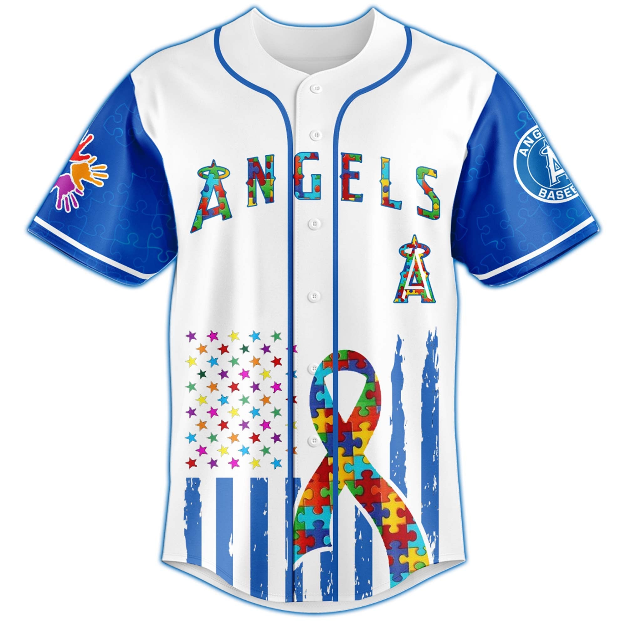 Los Angeles Angels × Special Autism Awareness Month Limited Edition Jersey