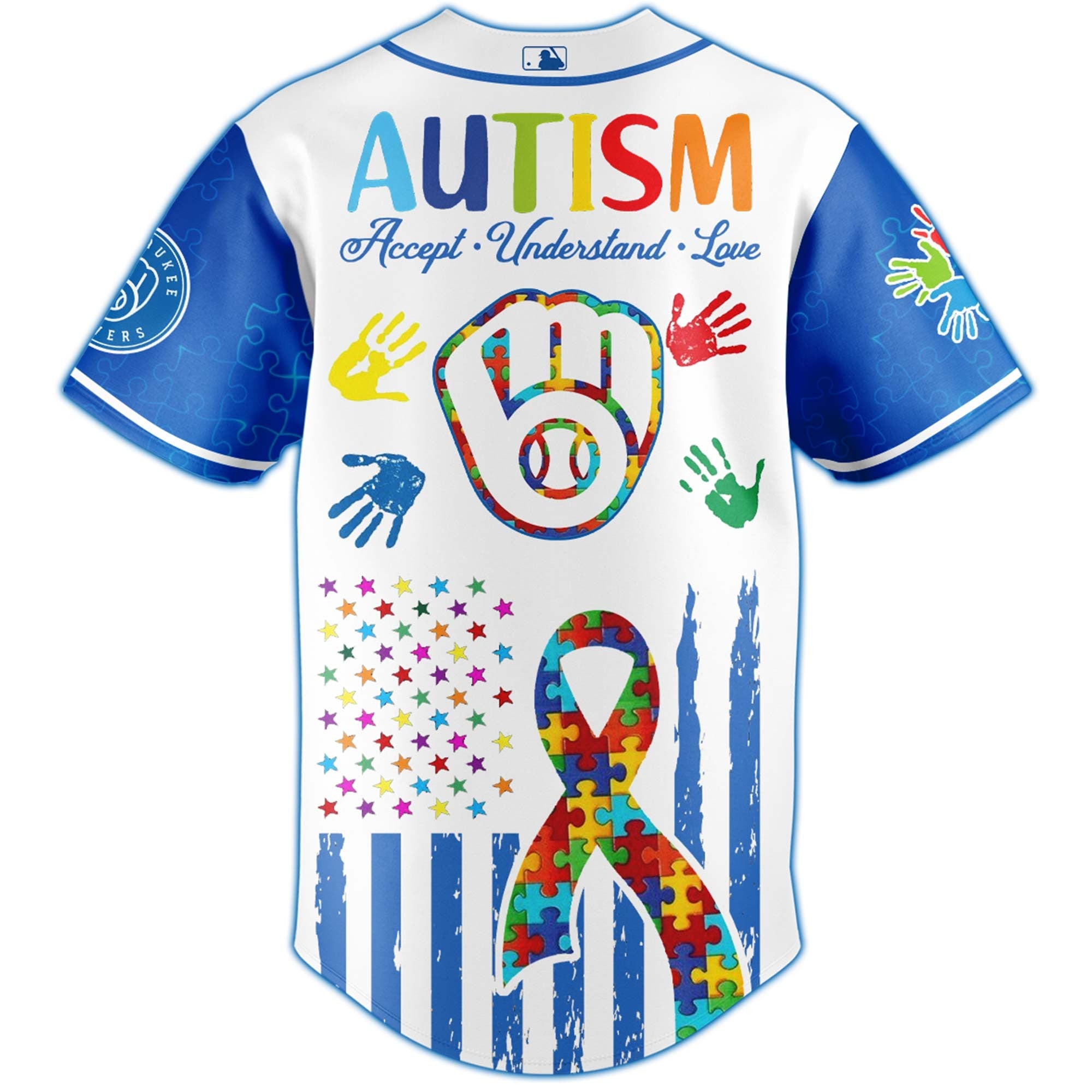 Milwaukee Brewers × Special Autism Awareness Month Limited Edition Jersey