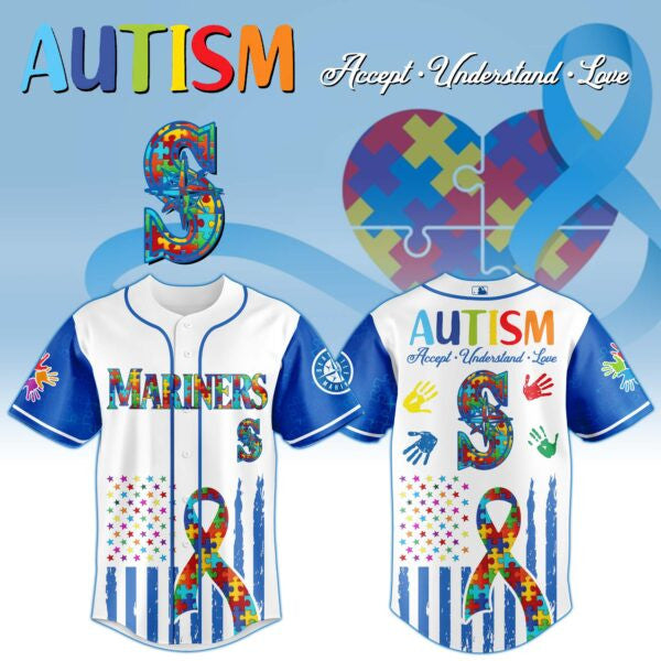 Seattle Mariners × Special Autism Awareness Month Limited Edition Jersey