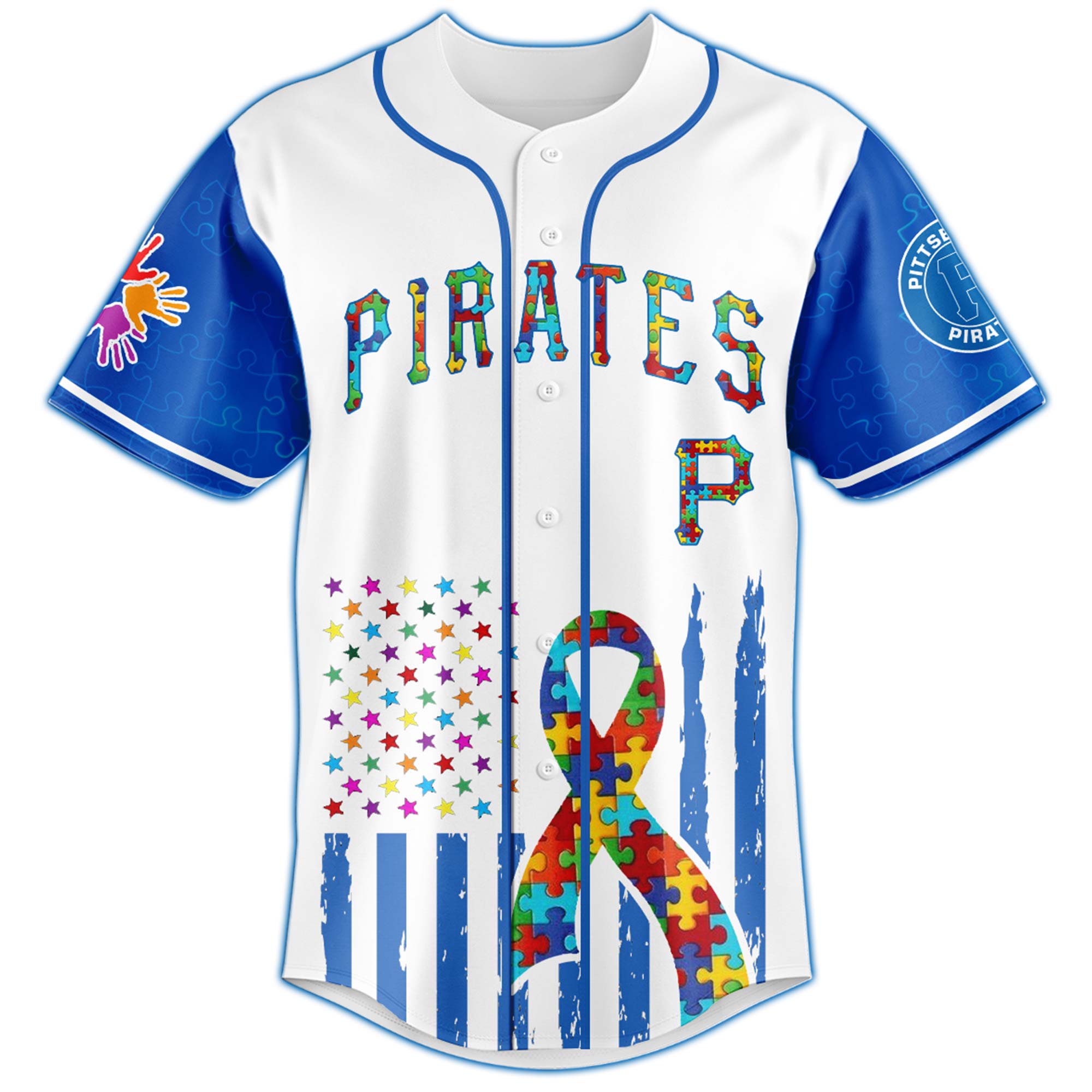 Pittsburgh Pirates × Special Autism Awareness Month Limited Edition Jersey