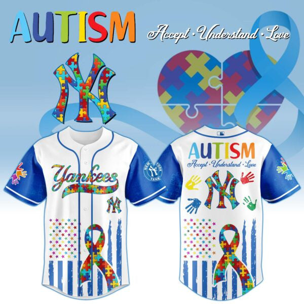 New York Yankees × Special Autism Awareness Month Limited Edition Jersey