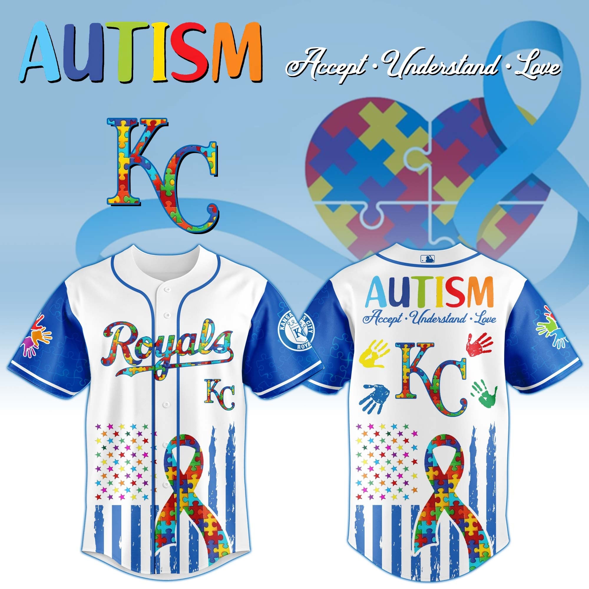 Kansas City Royals × Special Autism Awareness Month Limited Edition Jersey
