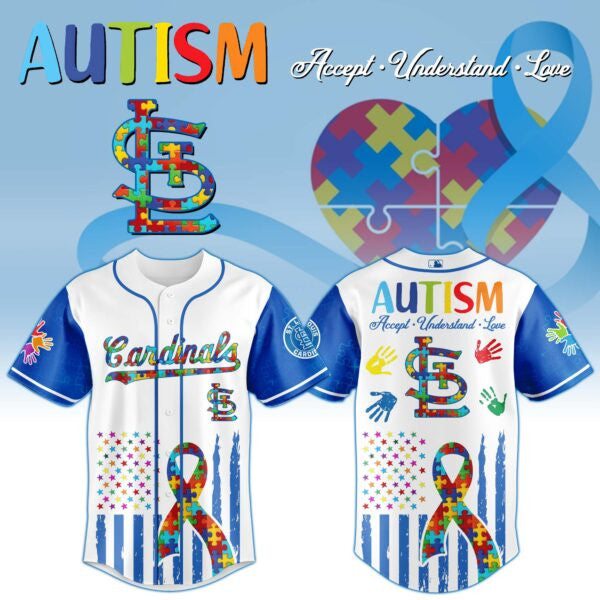 St. Louis Cardinals × Special Autism Awareness Month Limited Edition Jersey