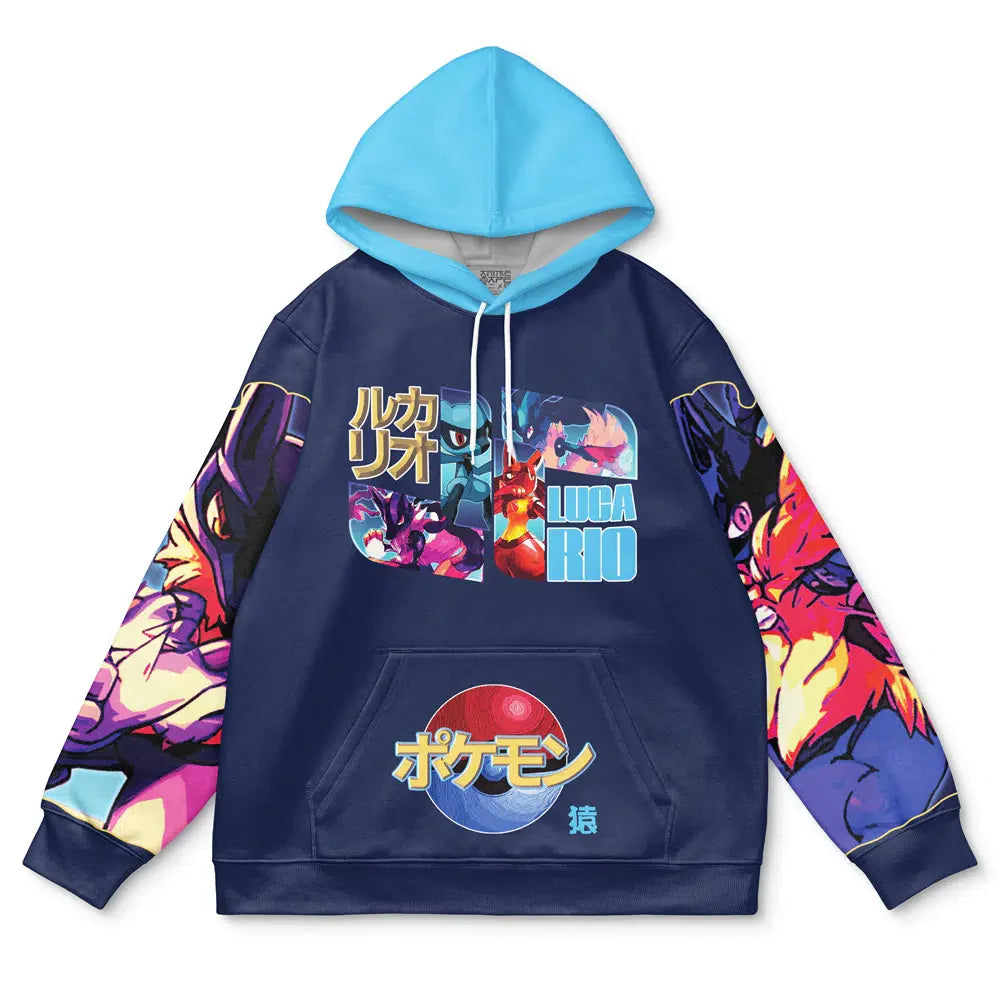 Lucario V2 Pokemon Streetwear Hoodie