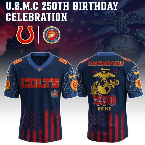 Indianapolis Colts NFL x U.S.M.C 250TH Birthday Special Edition Jersey