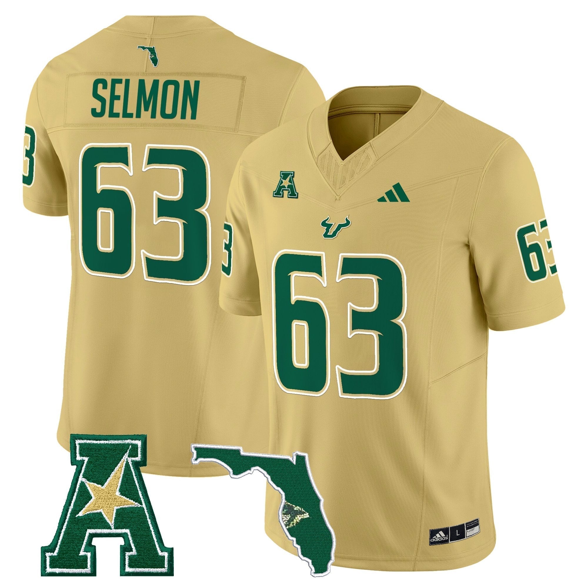 South Florida Bulls 2025 Vapor Limited Jersey - All Stitched