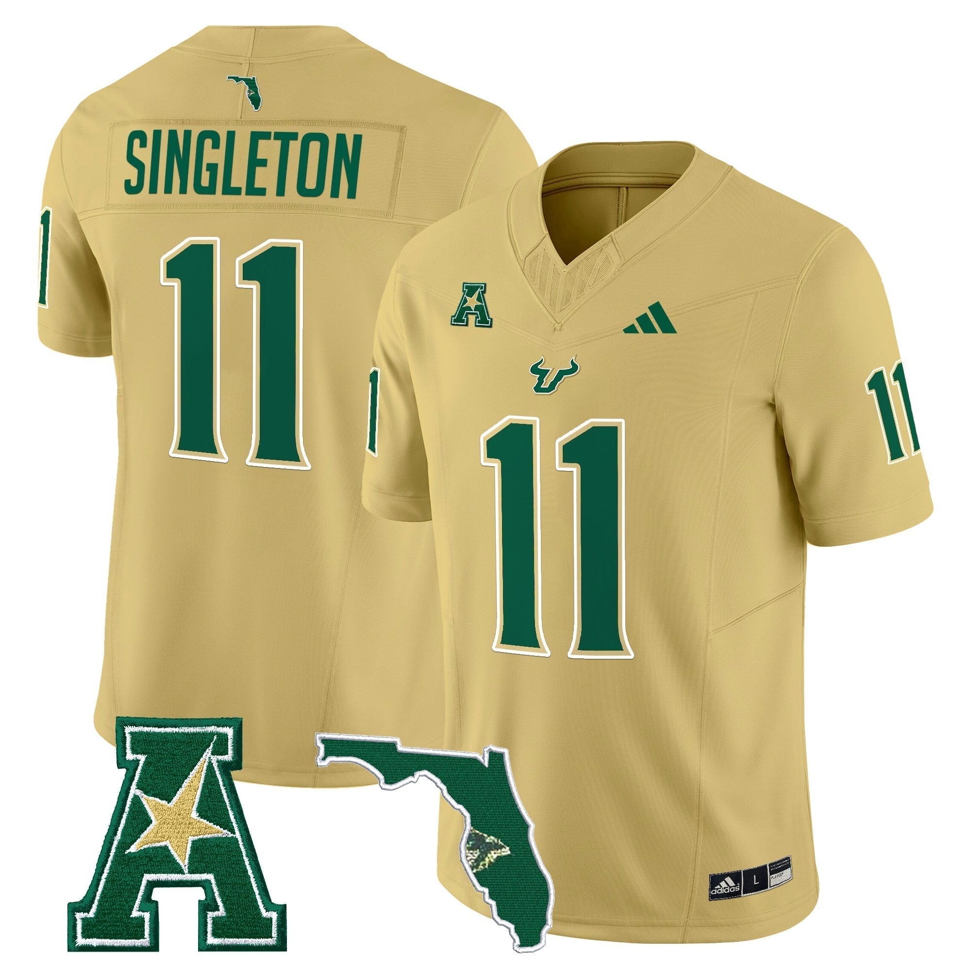South Florida Bulls 2025 Vapor Limited Jersey - All Stitched
