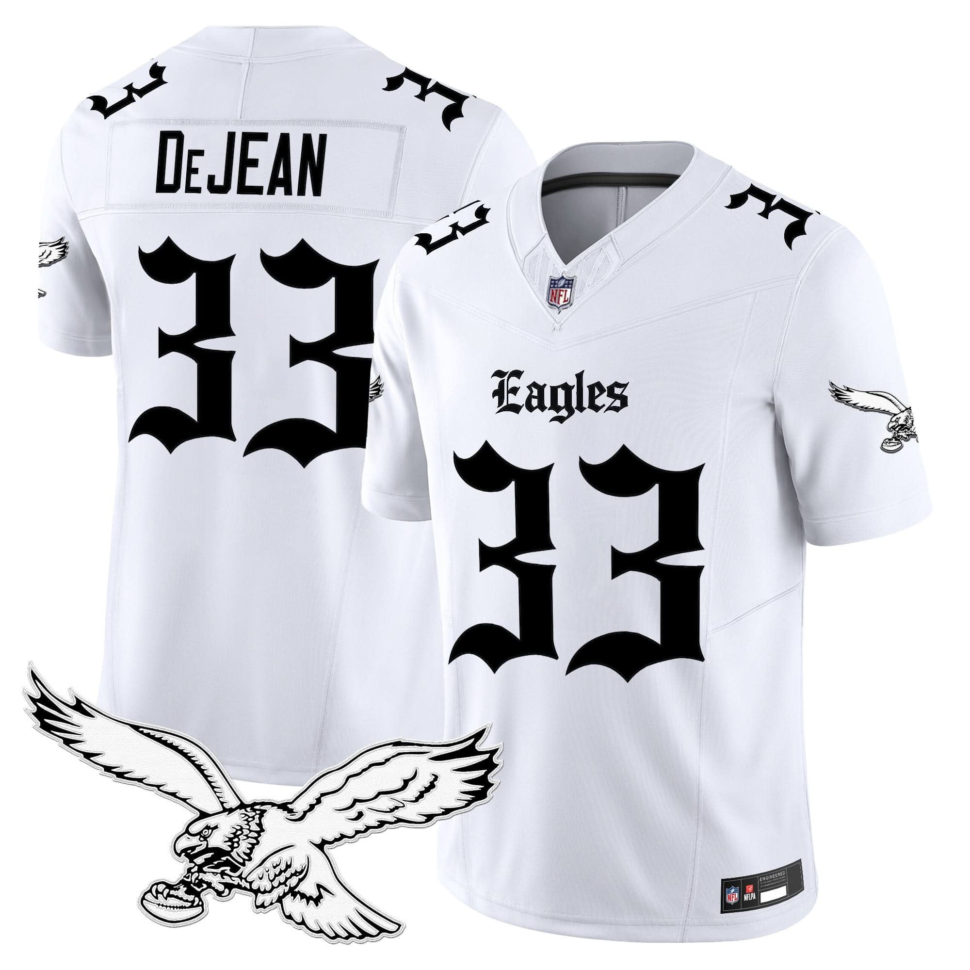 Philadelphia Eagles 'Gothic Philly Edition' Vapor Limited Jersey - All Stitched