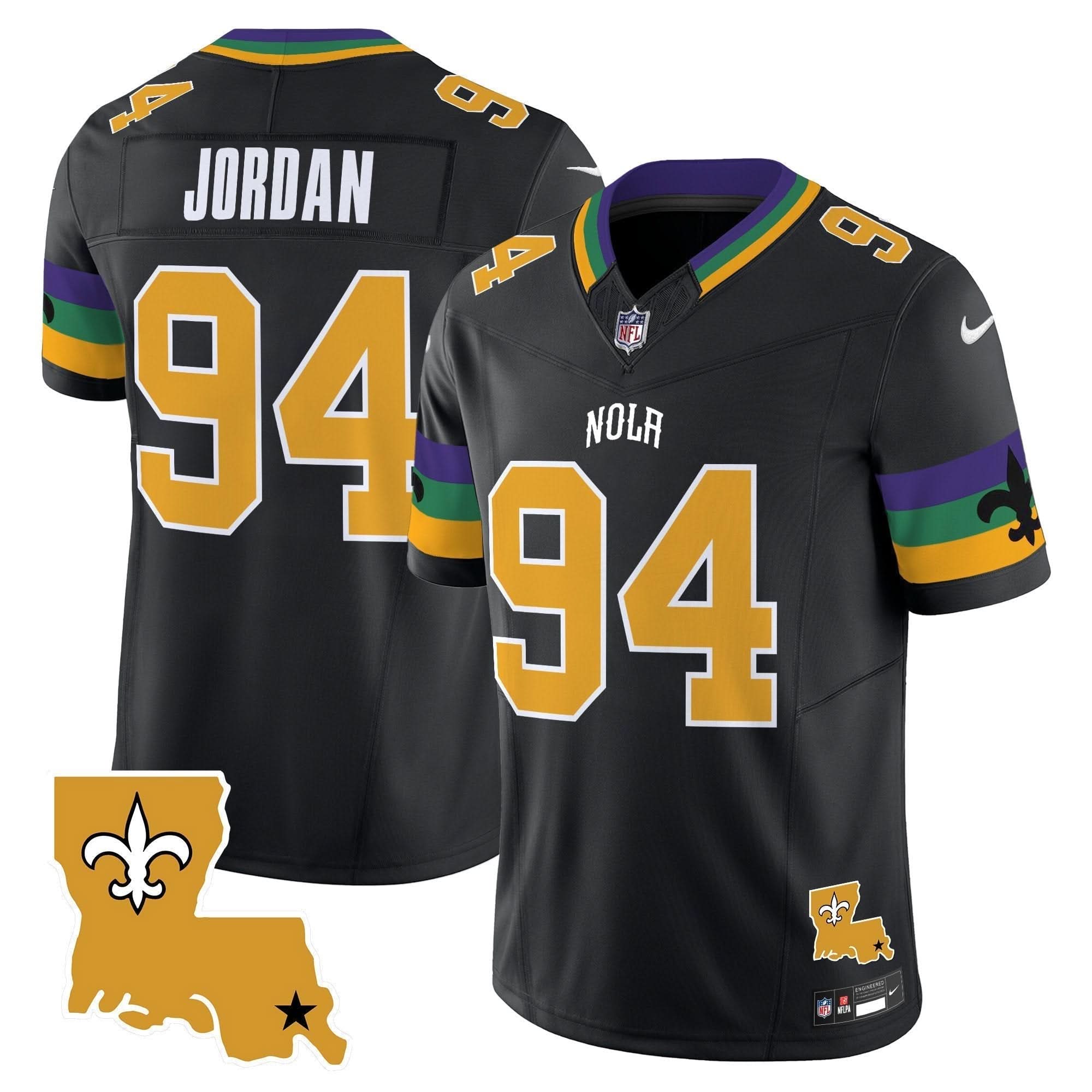 Saints 2024 New Orleans City Vapor Limited Jersey - All Stitched