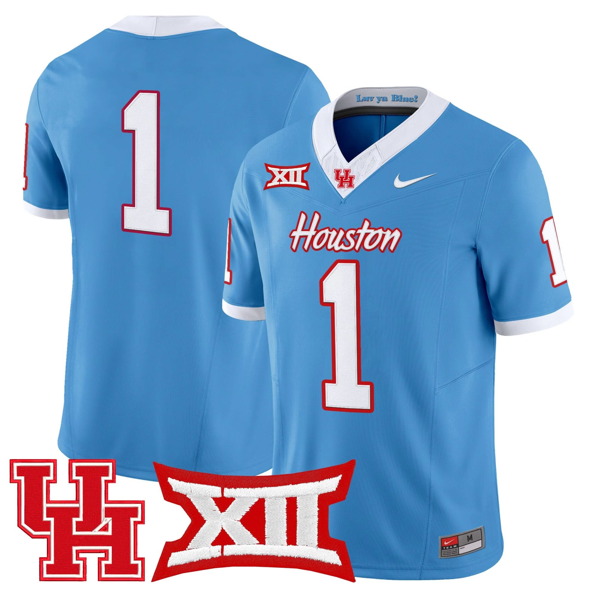 Houston Cougars 2025 Vapor Limited Jersey - All Stitched