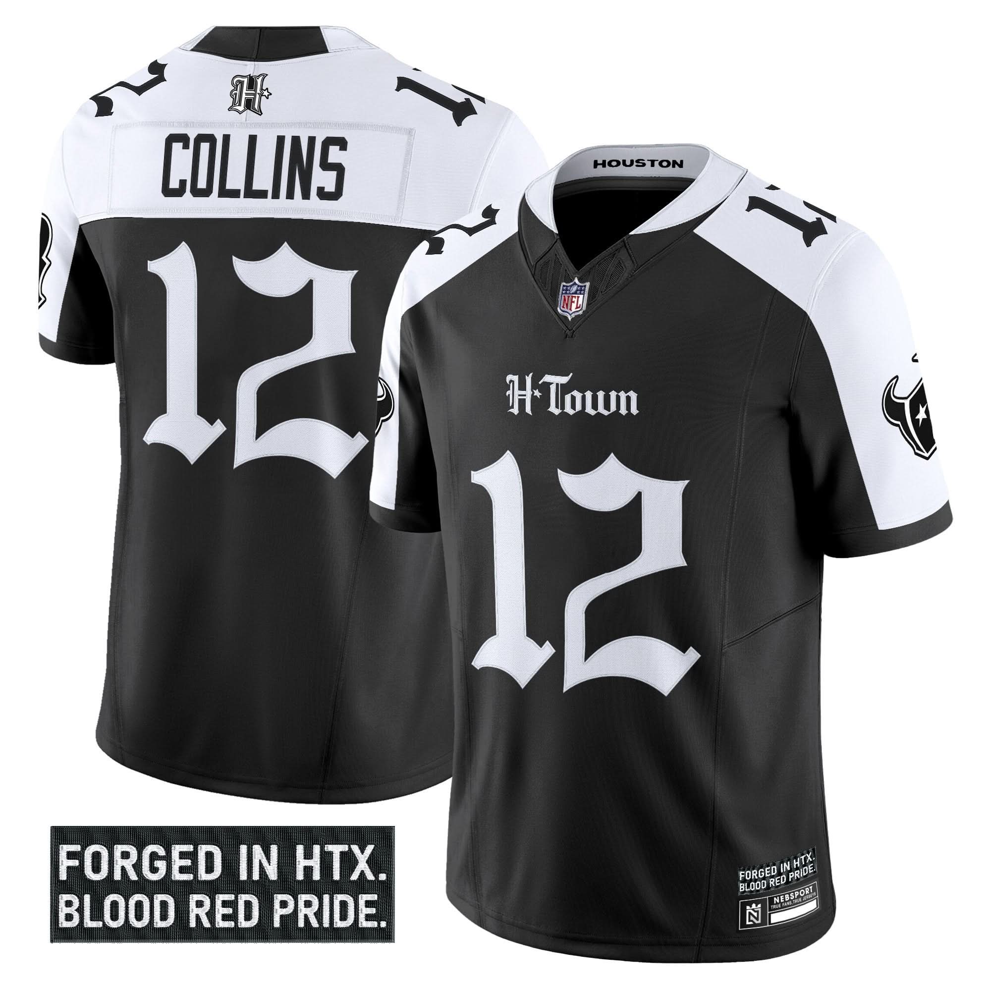 Houston Texans 'Gothic Lone Star Shadows Edition' Vapor Limited Jersey - All Stitched