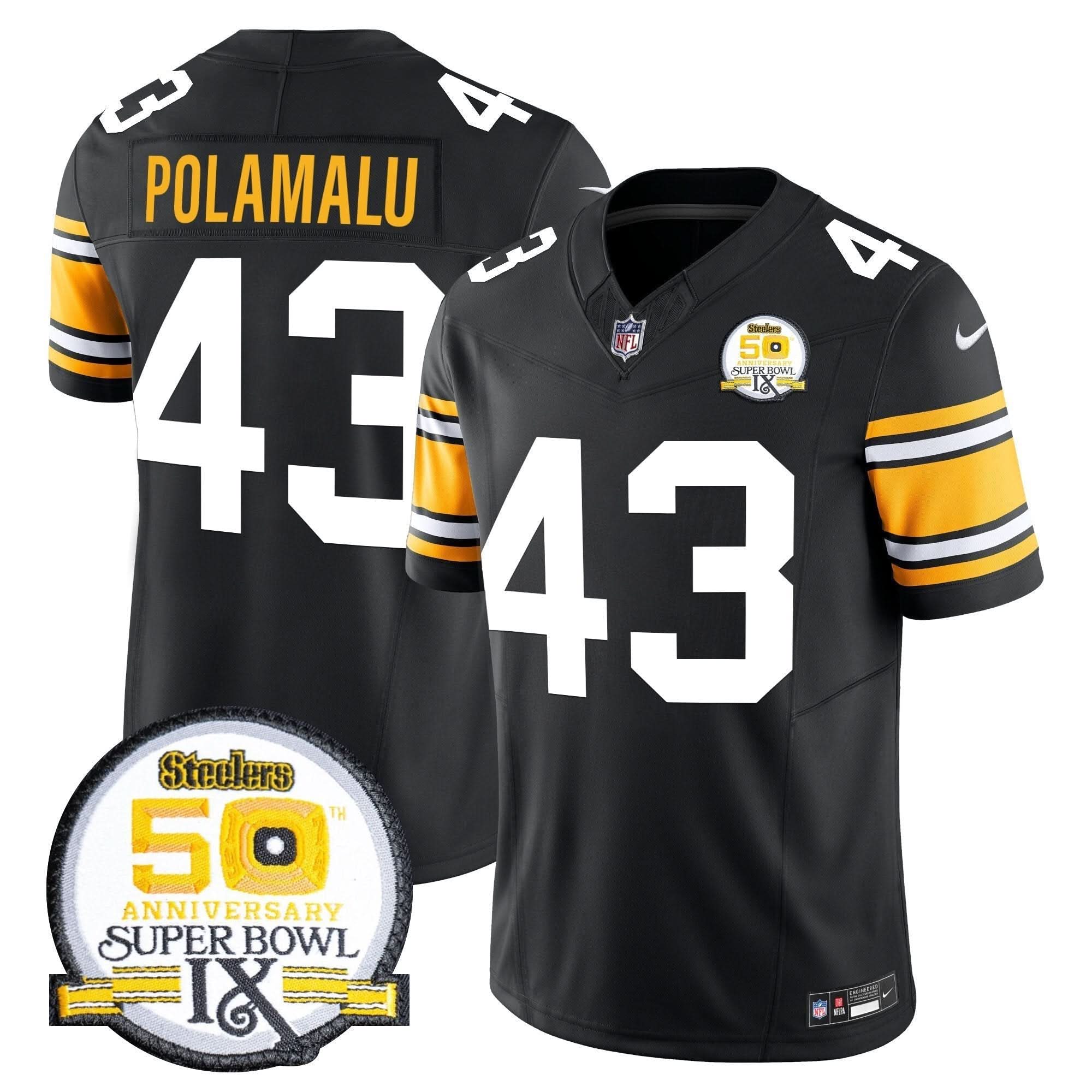 Pittsburgh Steelers Throwback 2024 Vapor Limited Jersey - All Stitched