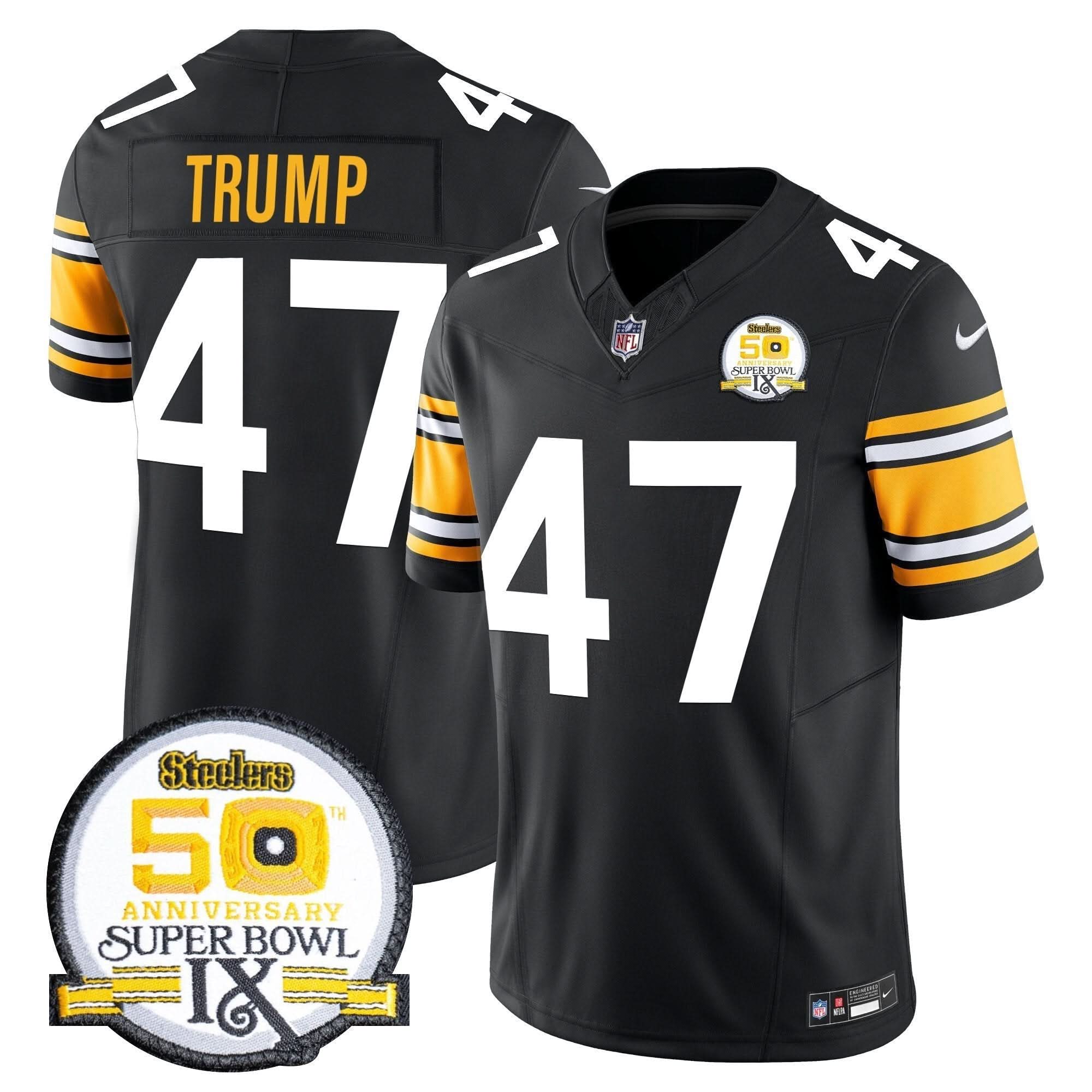 Pittsburgh Steelers Throwback 2024 Vapor Limited Jersey - All Stitched