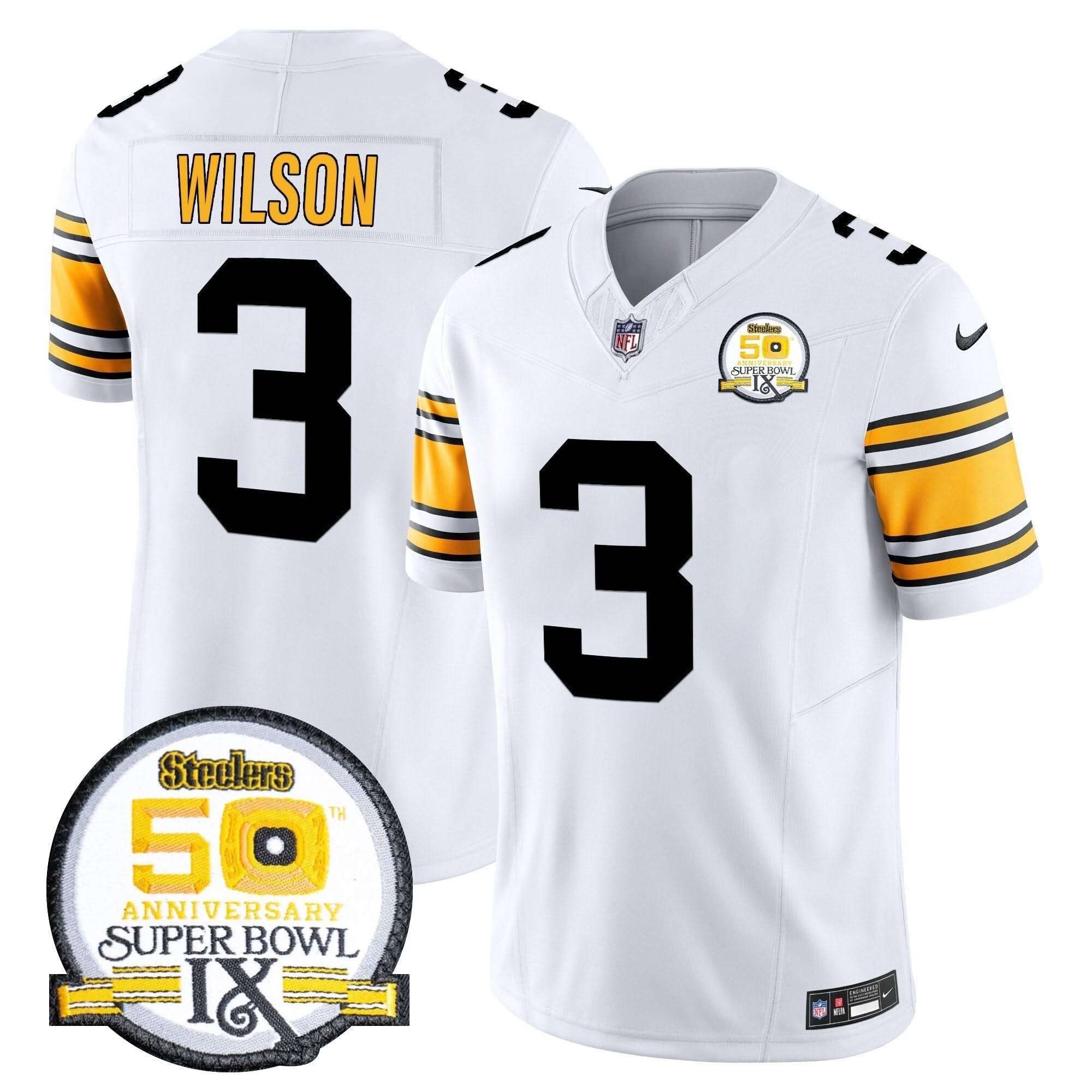 Pittsburgh Steelers Throwback 2024 Vapor Limited Jersey - All Stitched